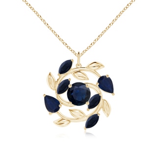 Round A Blue Sapphire