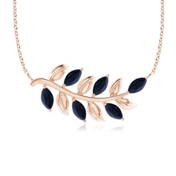 Marquise Blue Sapphire Fashion Necklaces and Pendants