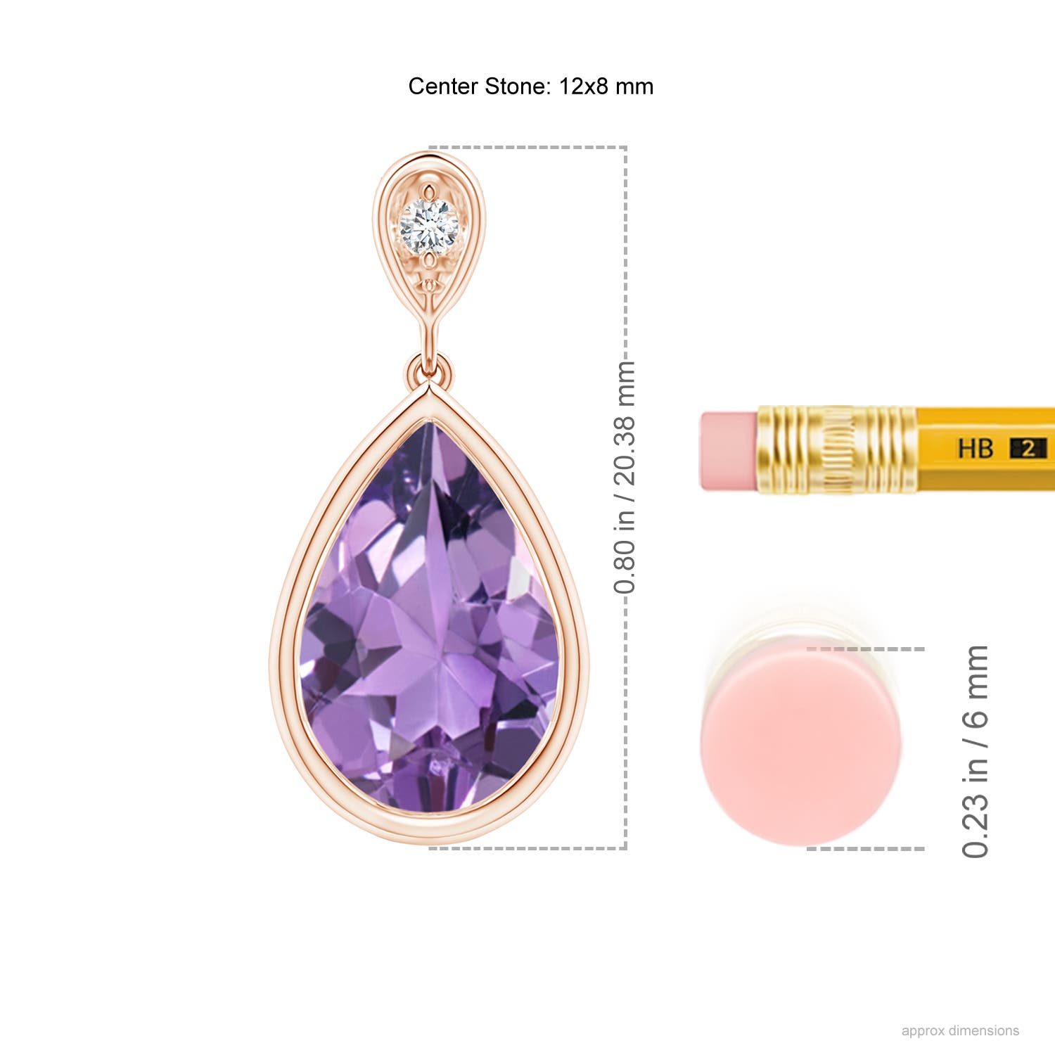 A - Amethyst / 2.62 CT / 14 KT Rose Gold