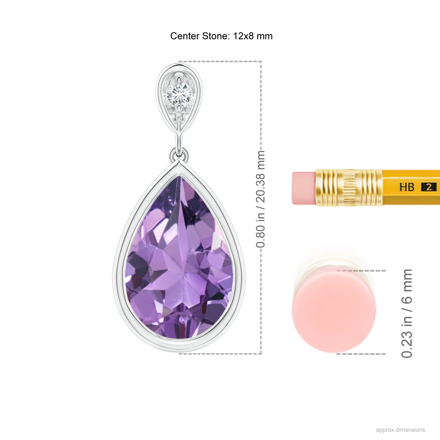 A - Amethyst / 2.62 CT / 14 KT White Gold