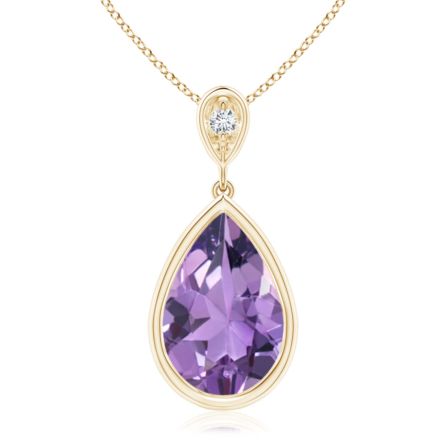 A - Amethyst / 2.62 CT / 14 KT Yellow Gold