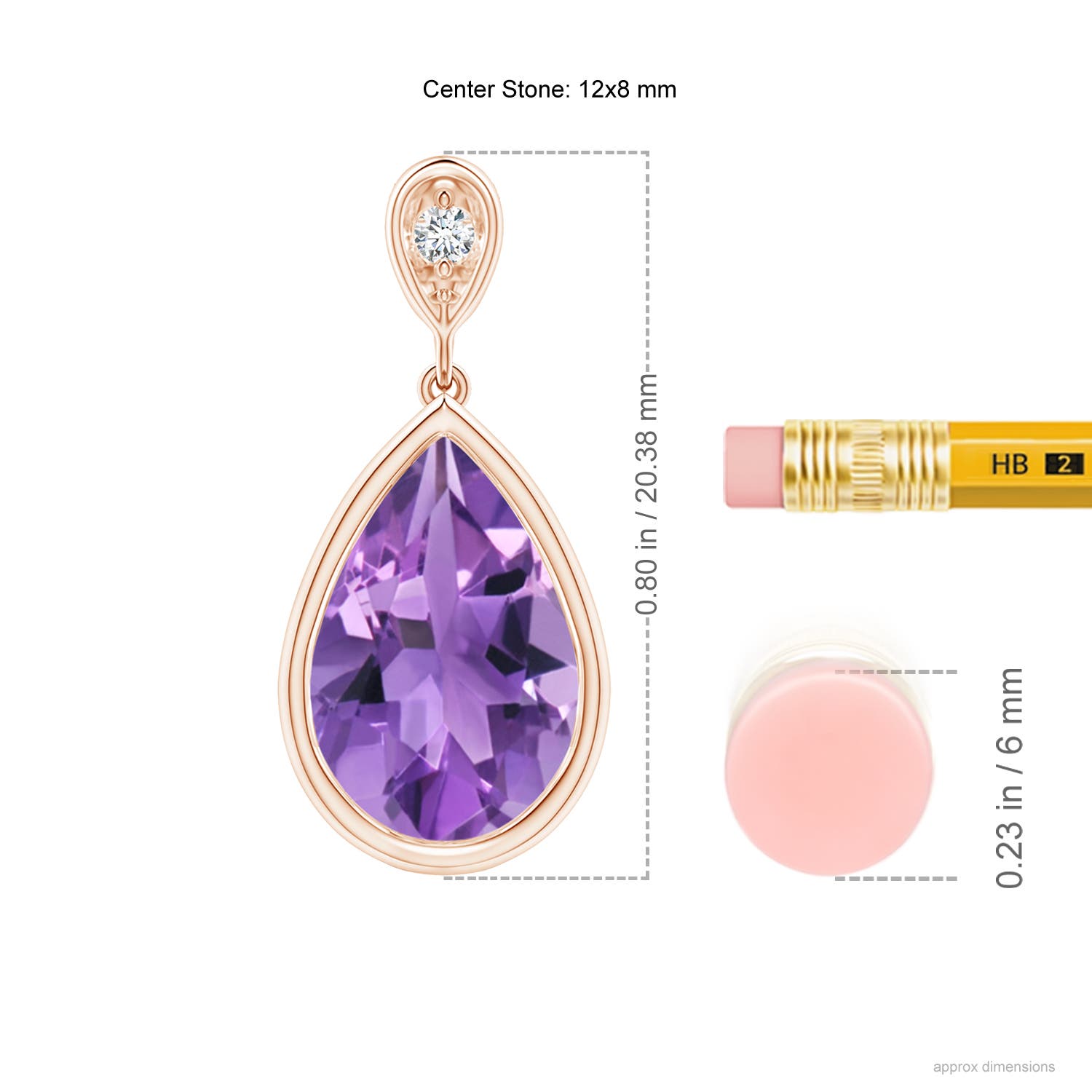 AA - Amethyst / 2.62 CT / 14 KT Rose Gold