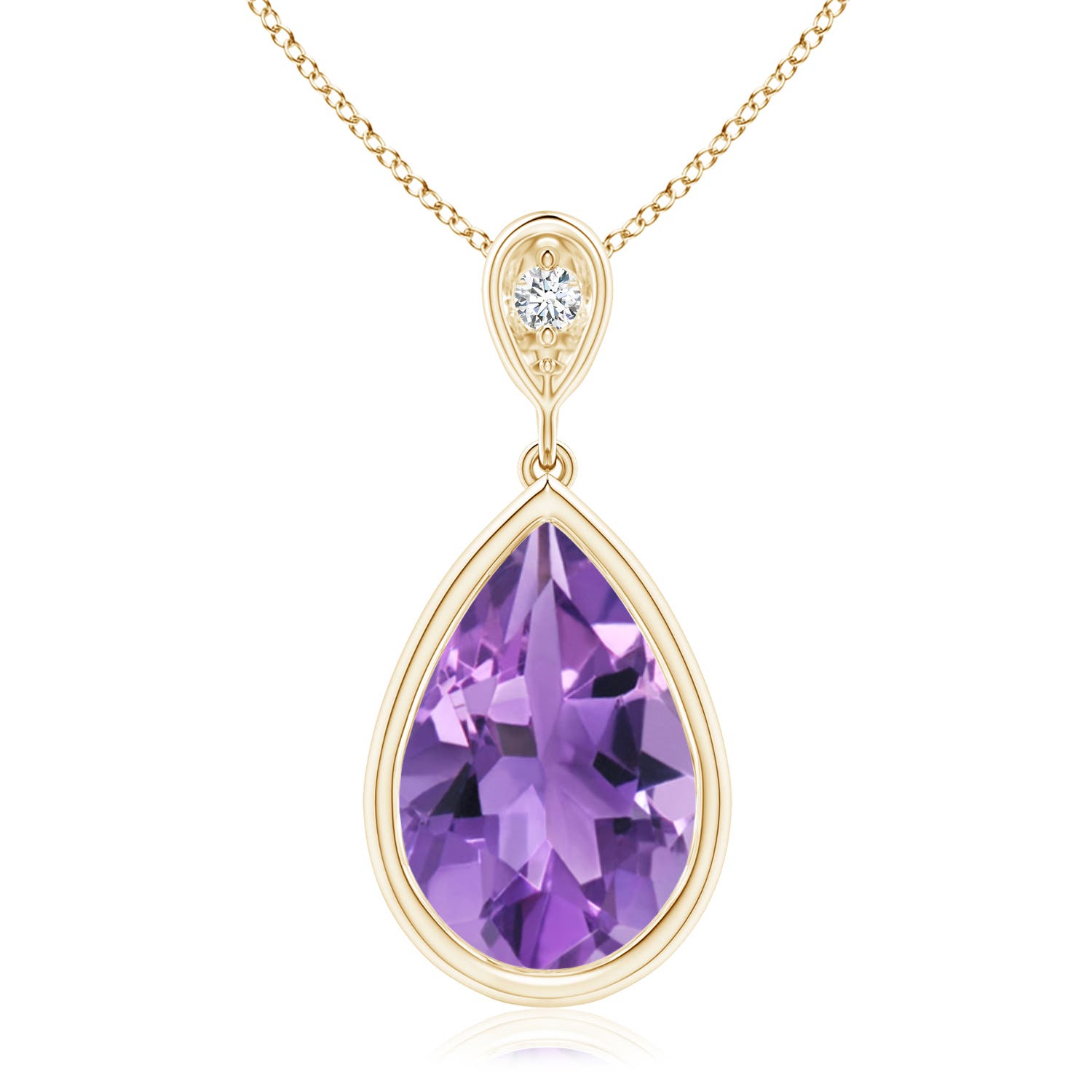 AA - Amethyst / 2.62 CT / 14 KT Yellow Gold