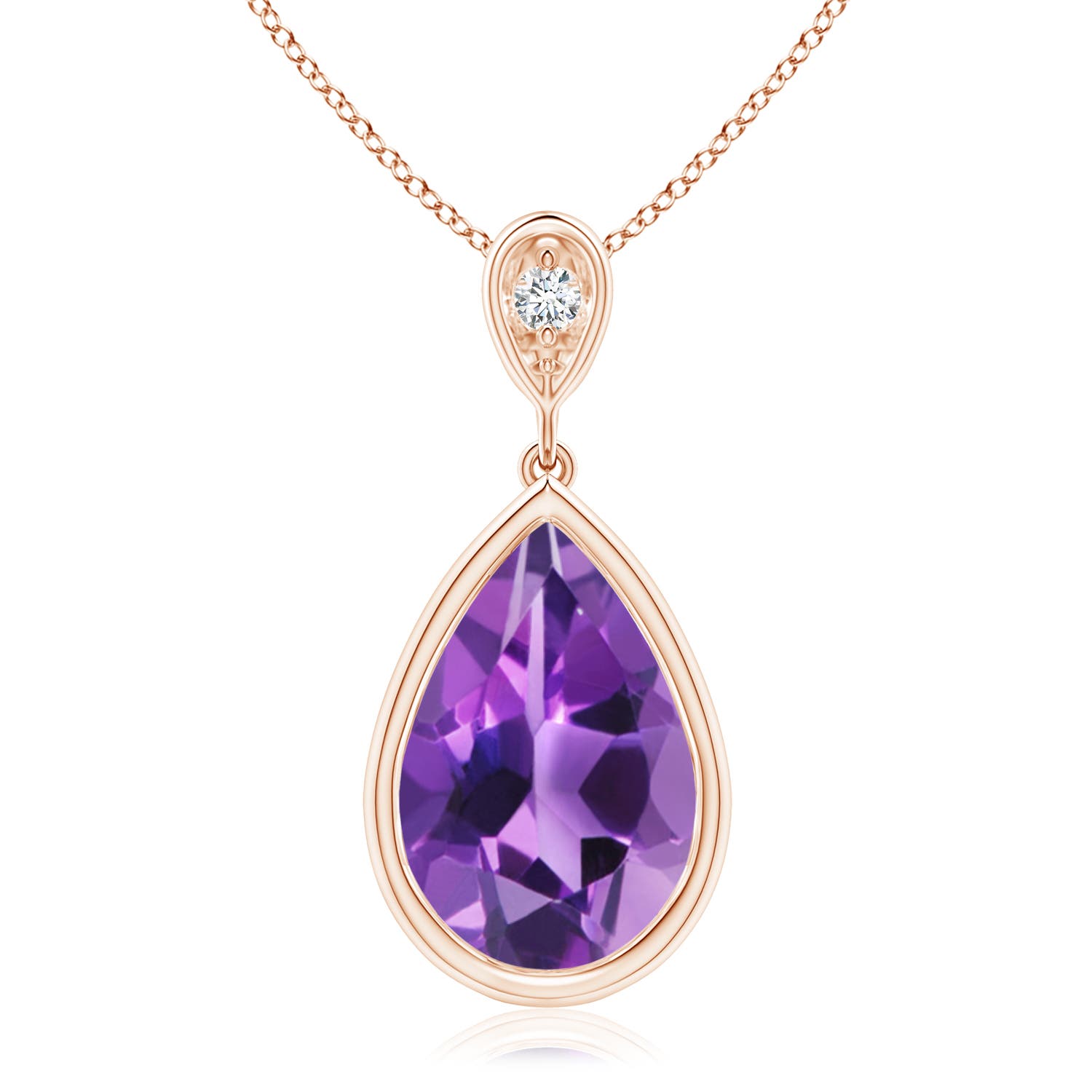 AAA - Amethyst / 2.62 CT / 14 KT Rose Gold