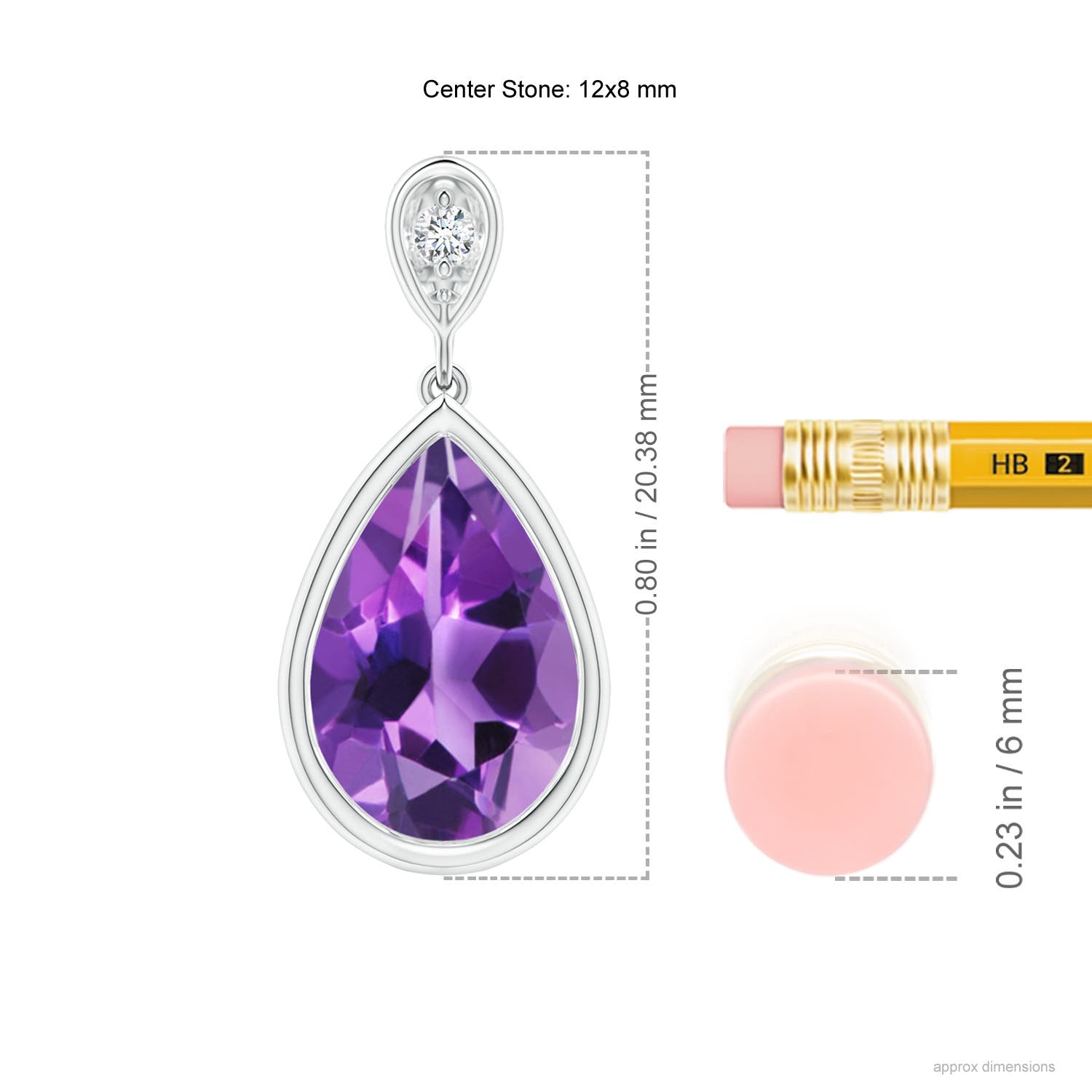 AAA - Amethyst / 2.62 CT / 14 KT White Gold