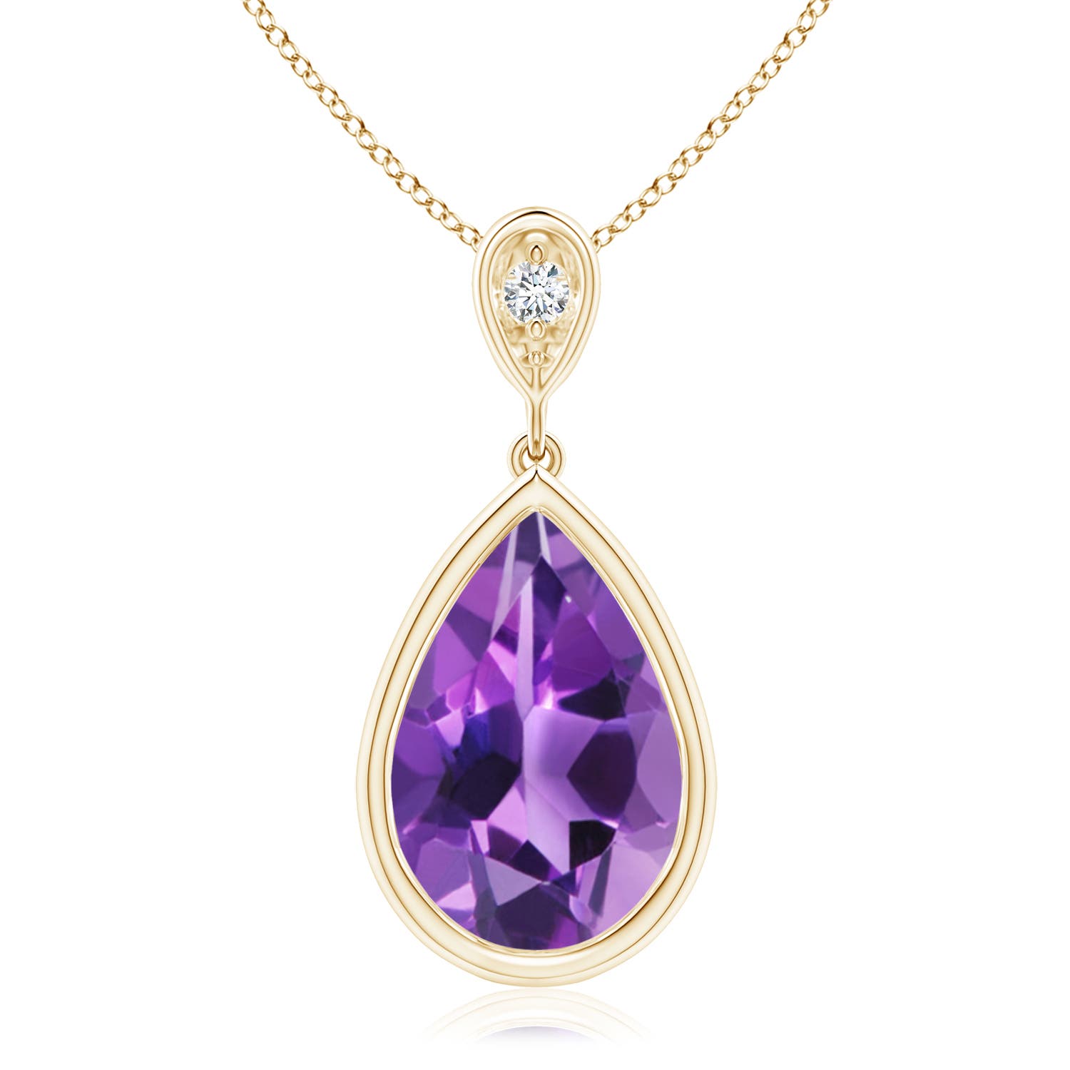 AAA - Amethyst / 2.62 CT / 14 KT Yellow Gold