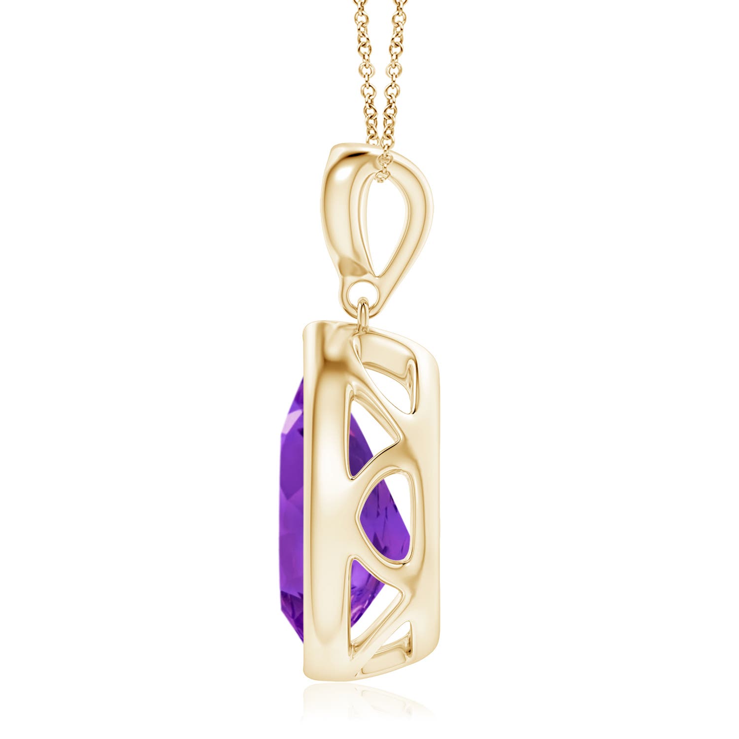 AAAA - Amethyst / 2.62 CT / 14 KT Yellow Gold