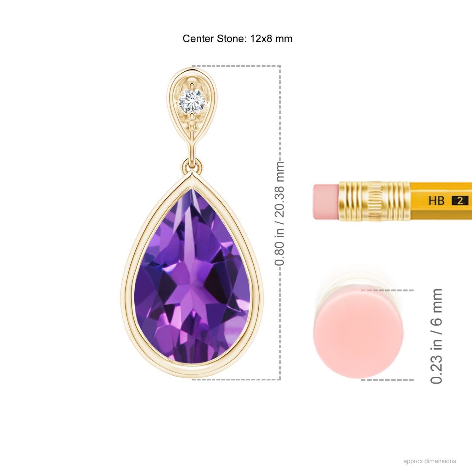 AAAA - Amethyst / 2.62 CT / 14 KT Yellow Gold