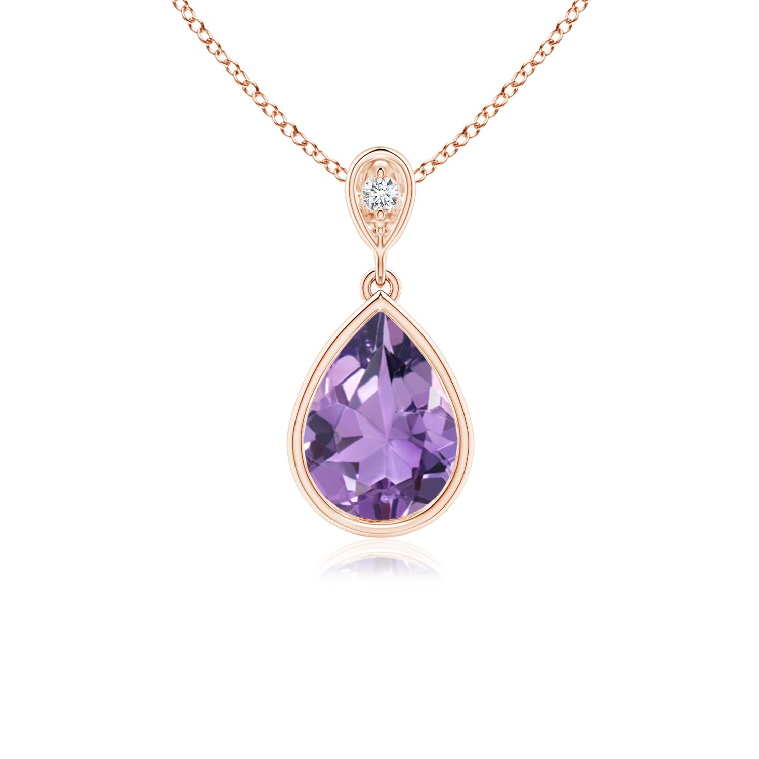 A - Amethyst / 1.01 CT / 14 KT Rose Gold