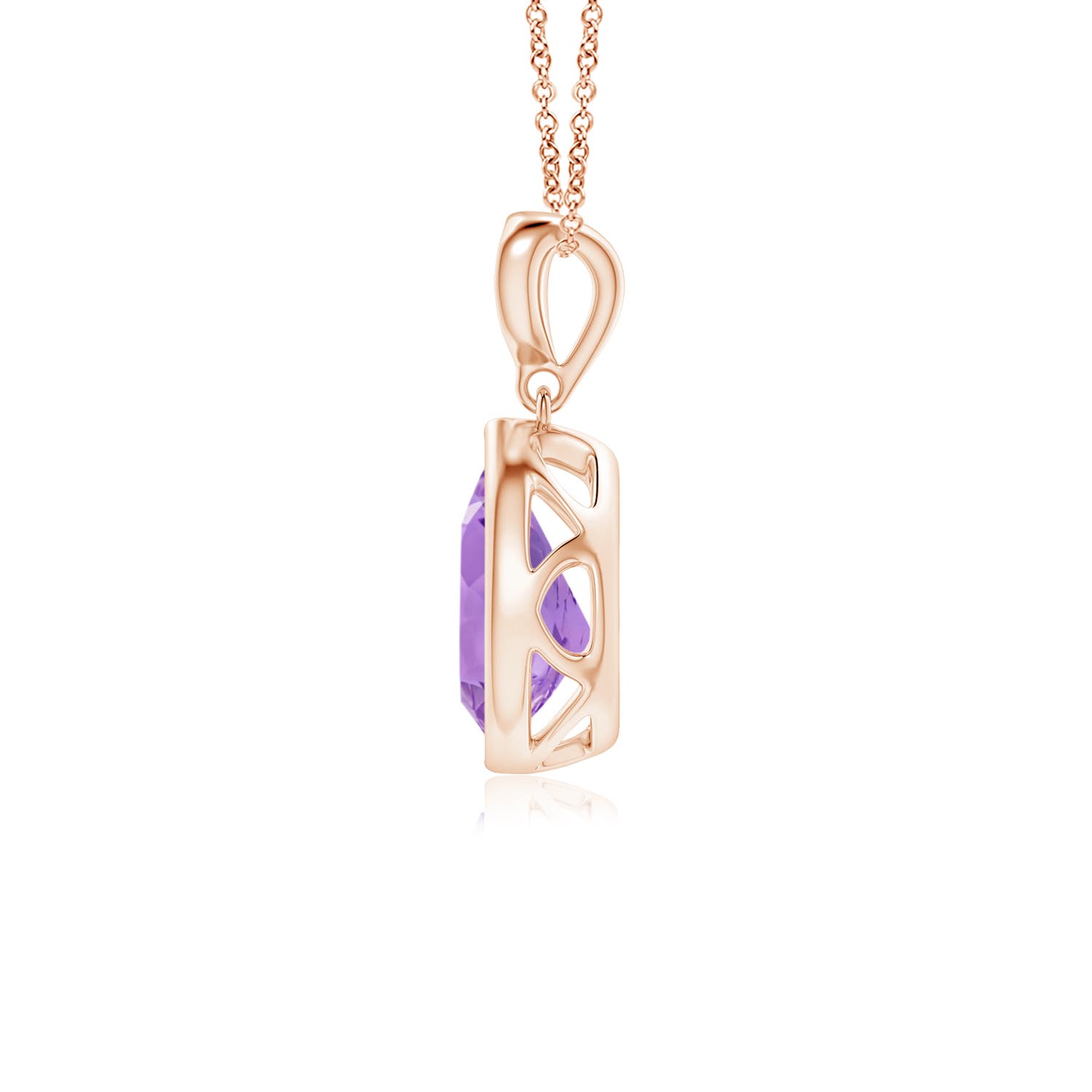 A - Amethyst / 1.01 CT / 14 KT Rose Gold