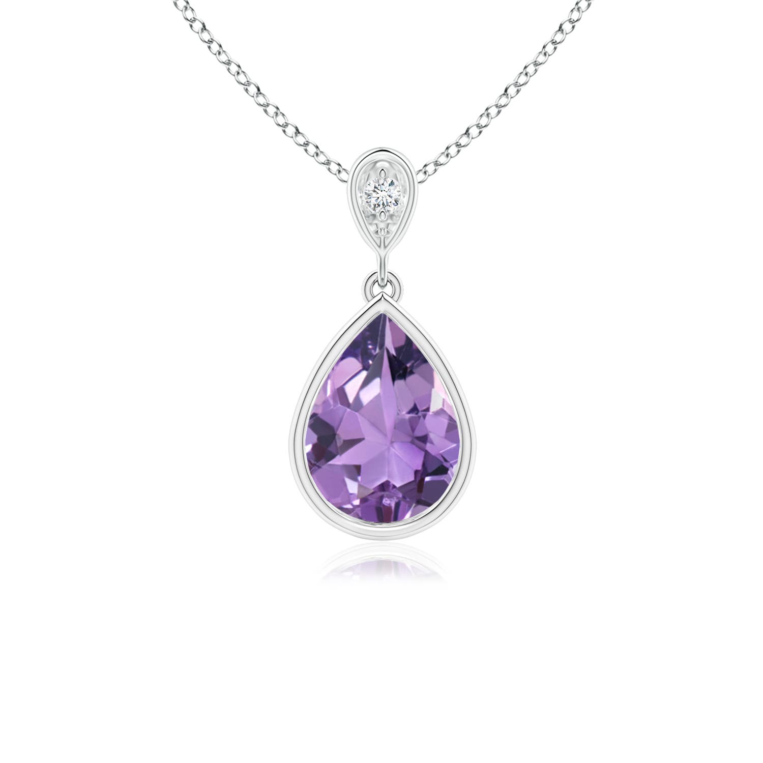 A - Amethyst / 1.01 CT / 14 KT White Gold