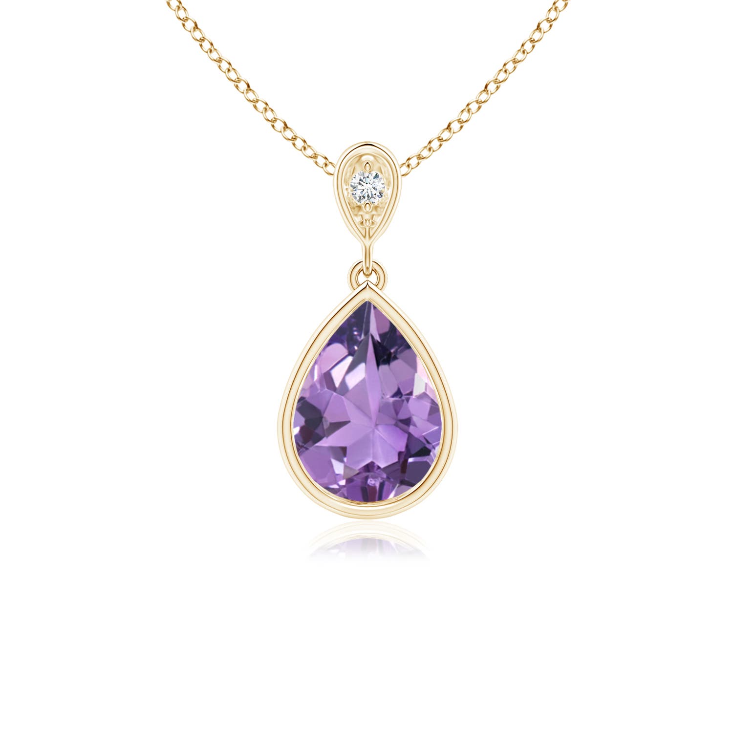 A - Amethyst / 1.01 CT / 14 KT Yellow Gold