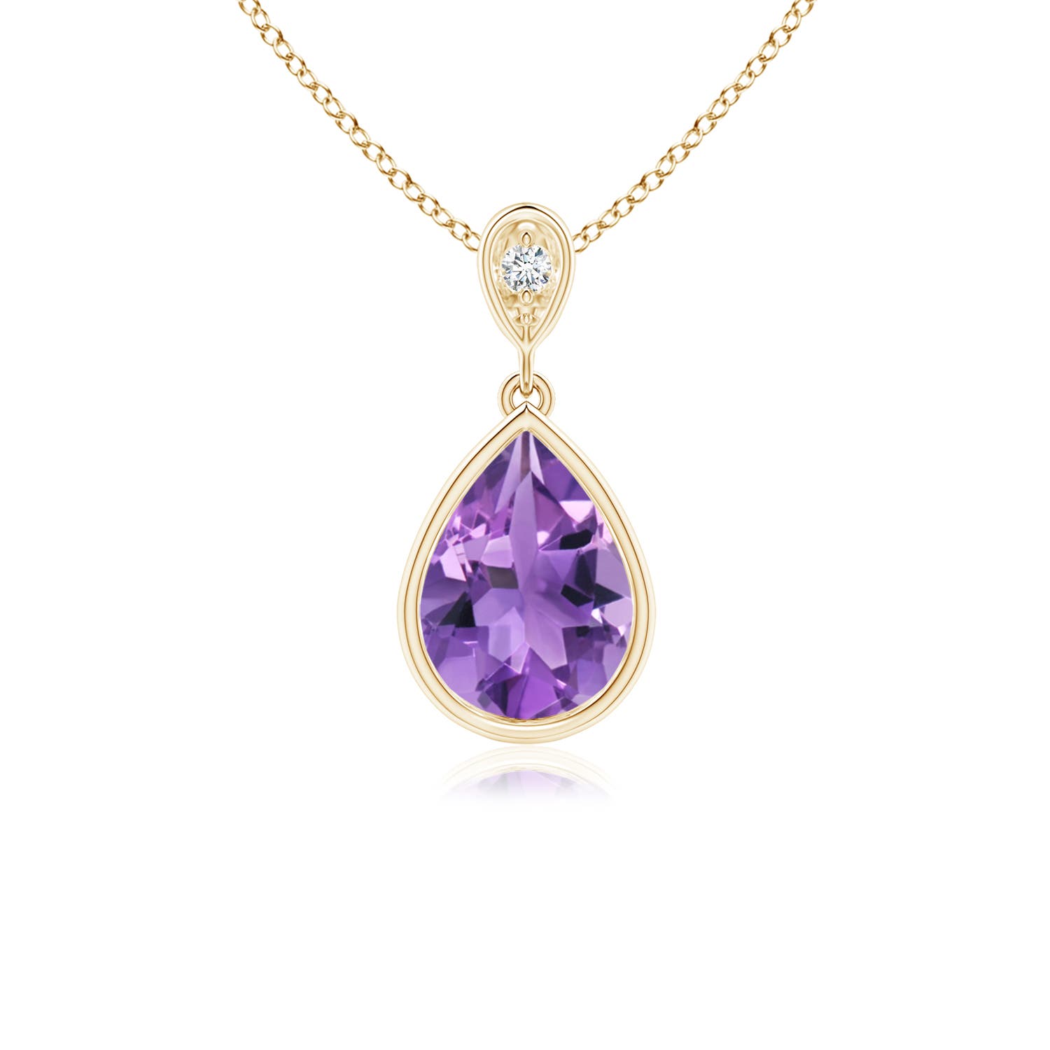 AA - Amethyst / 1.01 CT / 14 KT Yellow Gold