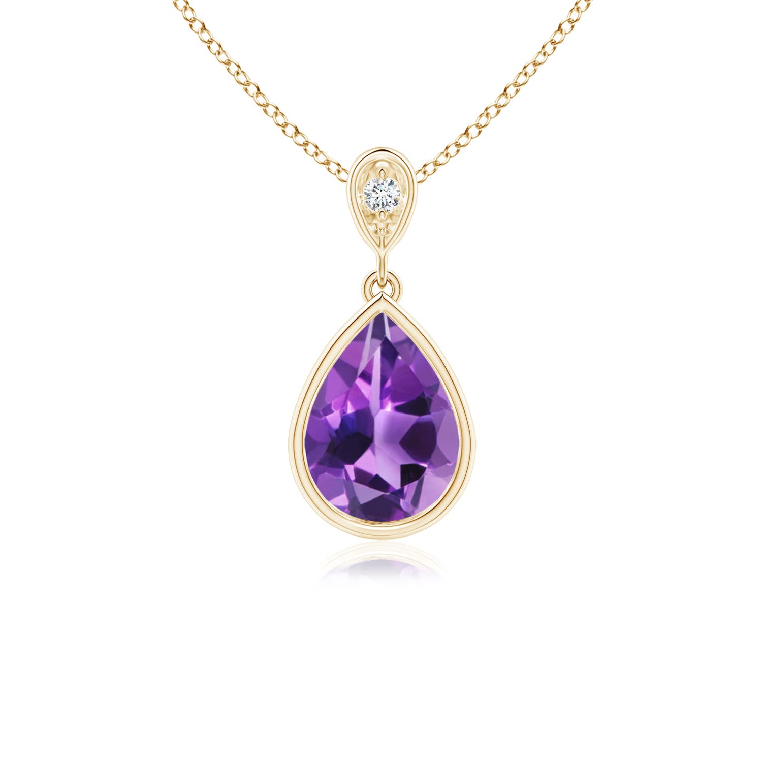 AAA - Amethyst / 1.01 CT / 14 KT Yellow Gold