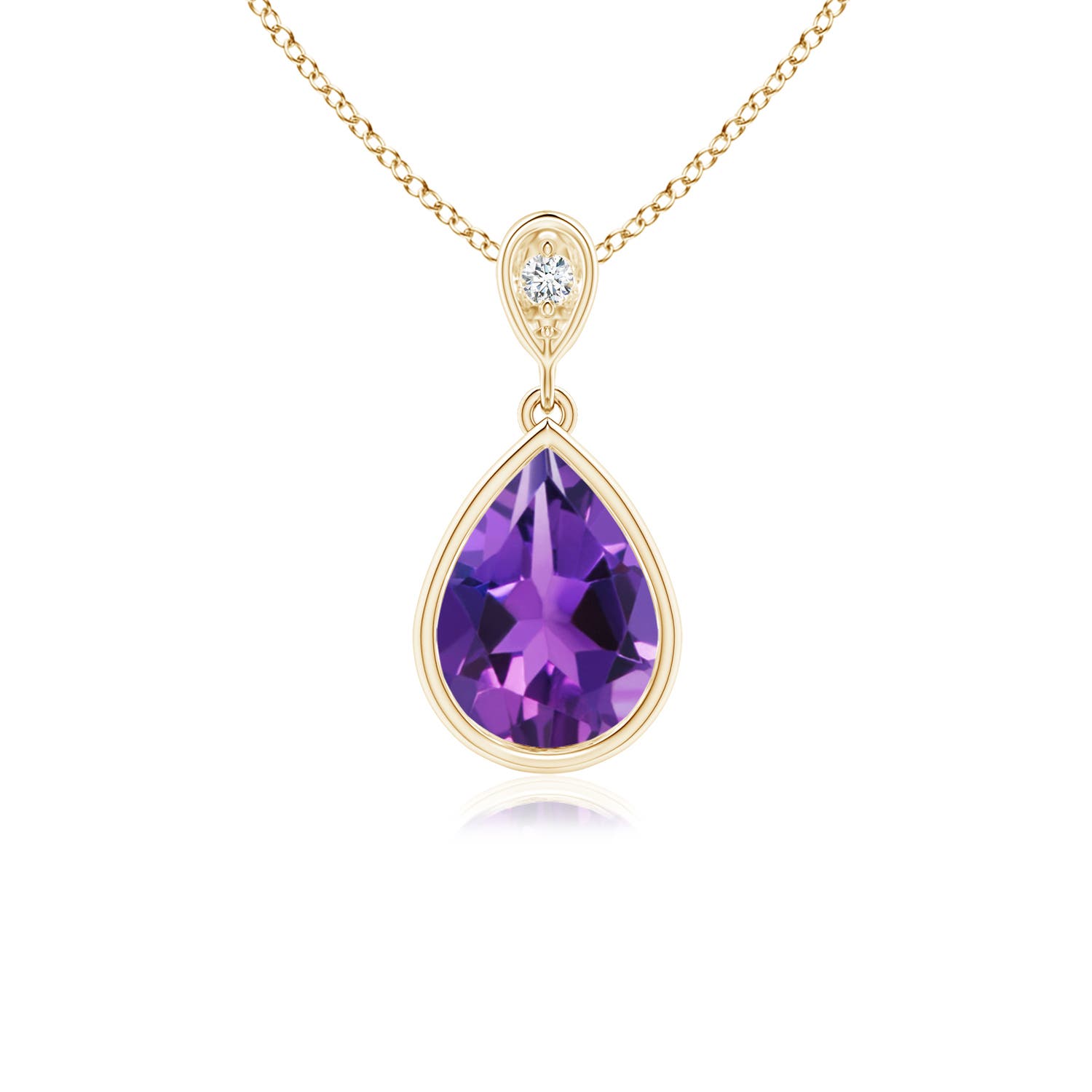 AAAA - Amethyst / 1.01 CT / 14 KT Yellow Gold