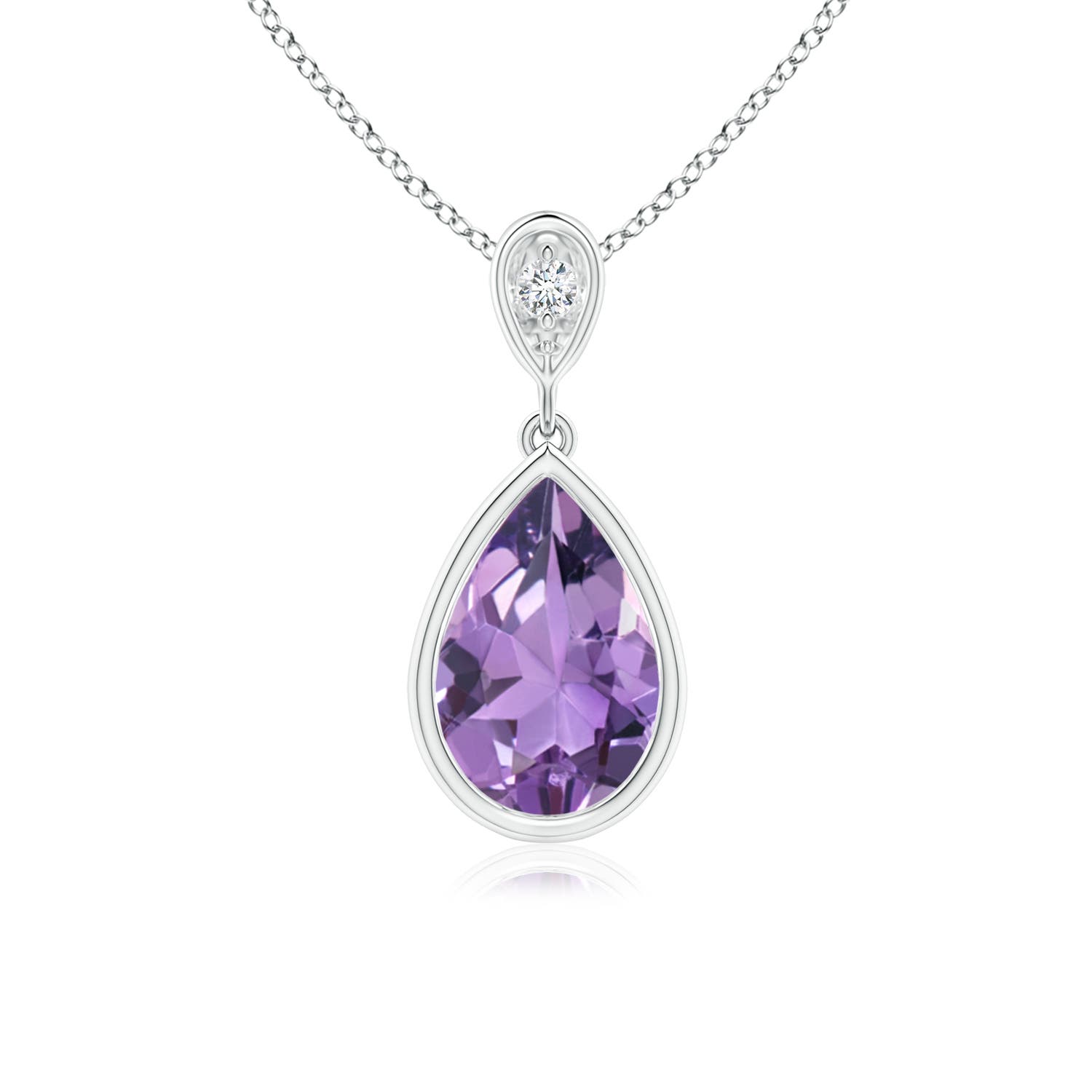 A - Amethyst / 1.06 CT / 14 KT White Gold