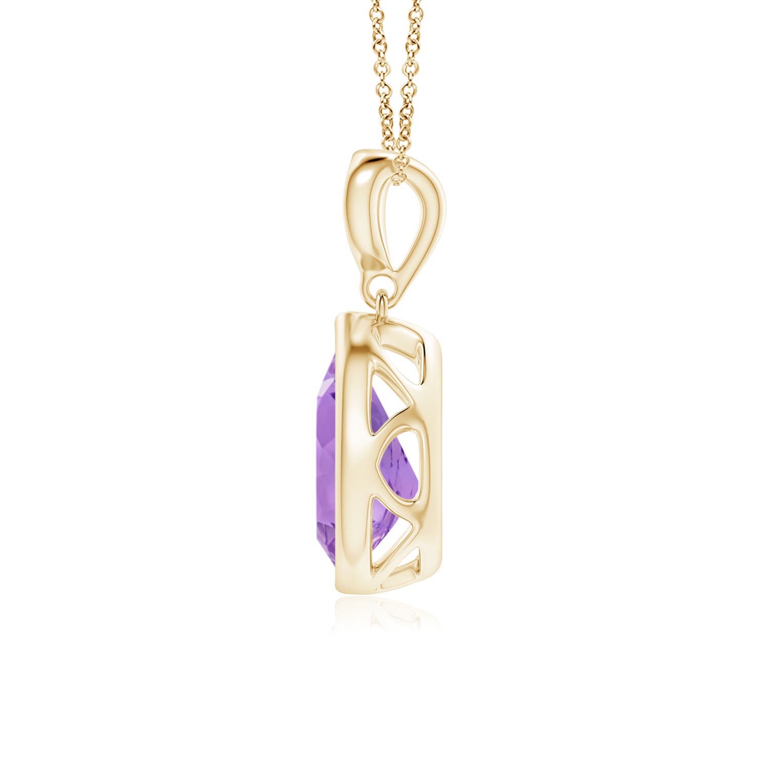 A - Amethyst / 1.06 CT / 14 KT Yellow Gold