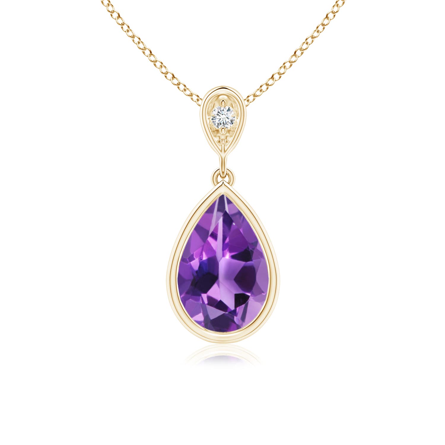 AAA - Amethyst / 1.06 CT / 14 KT Yellow Gold