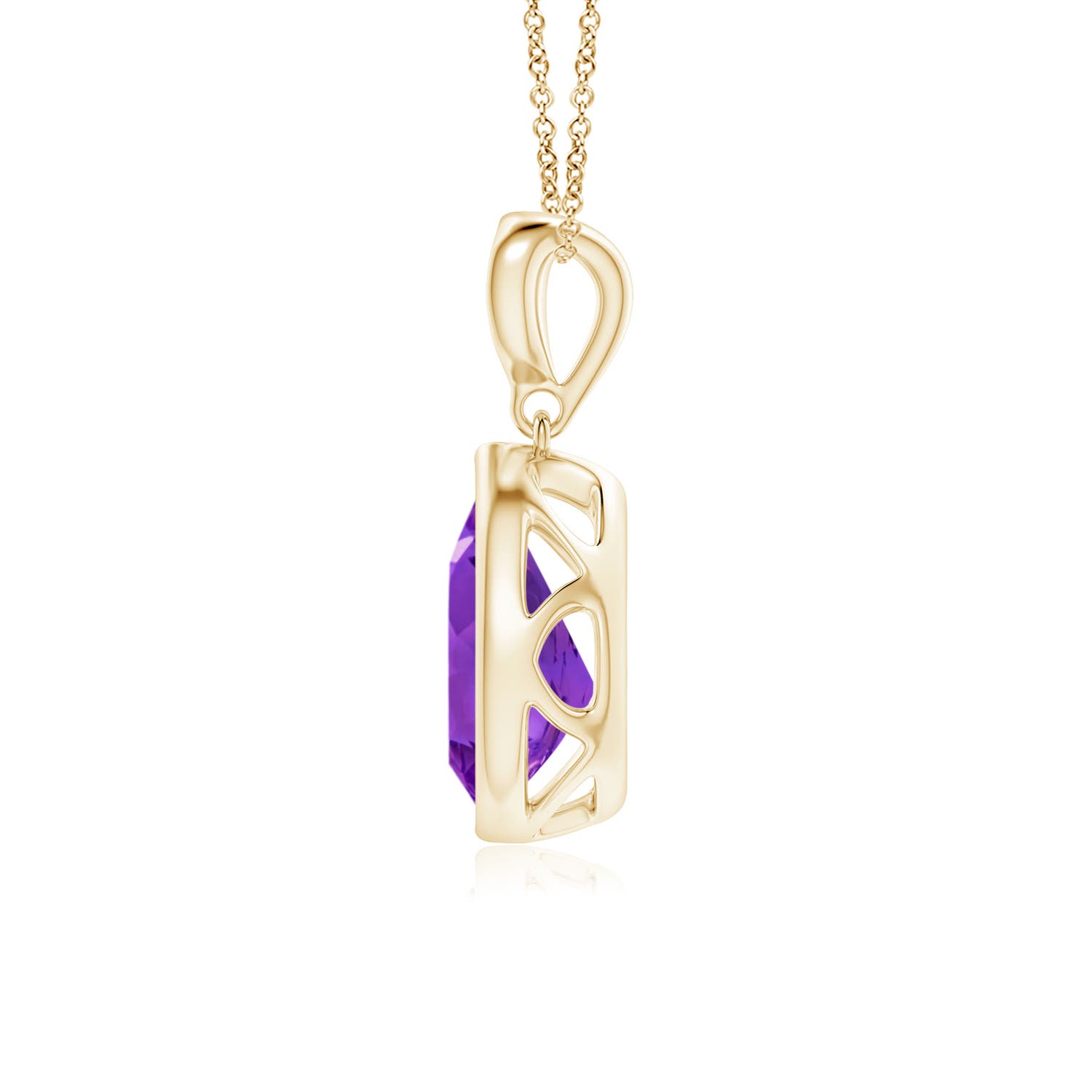 AAAA - Amethyst / 1.06 CT / 14 KT Yellow Gold