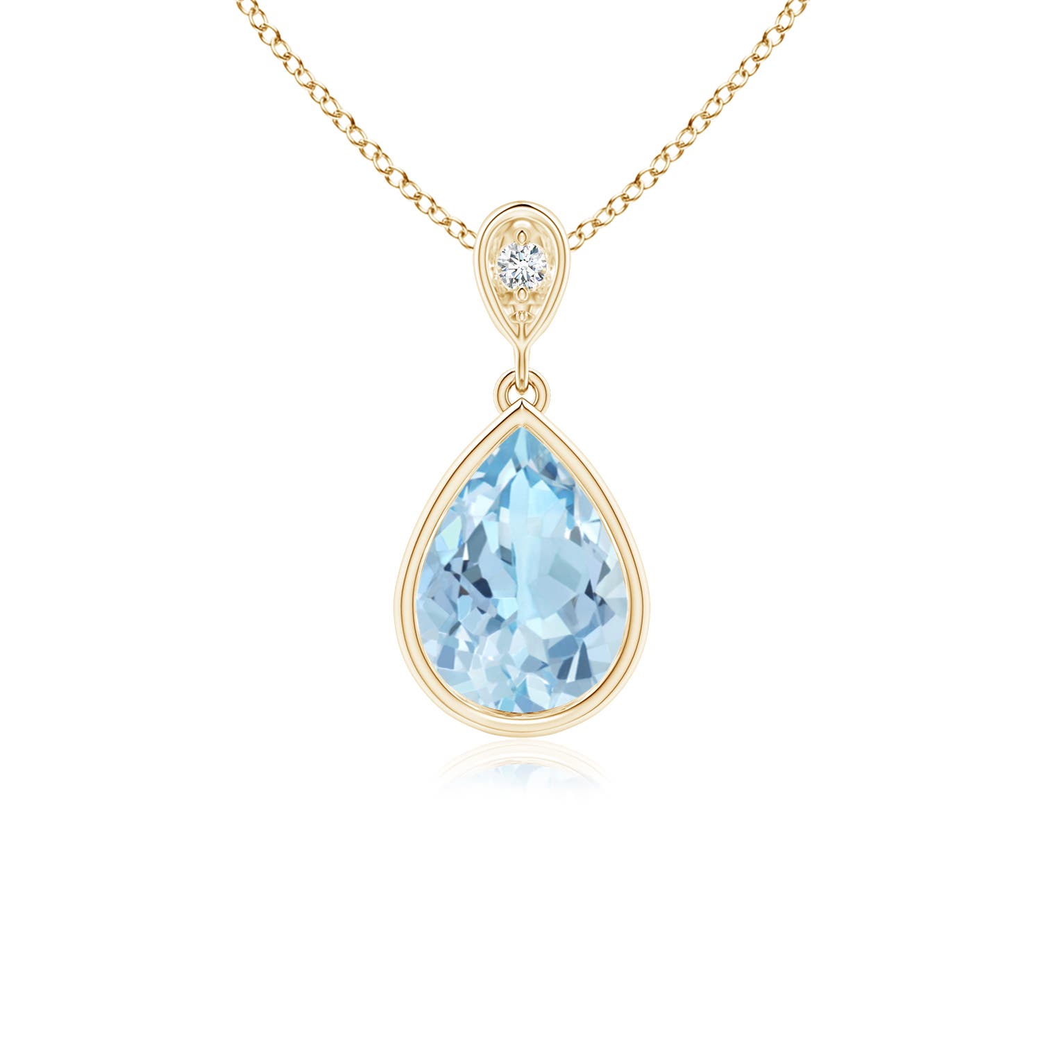 AAA - Aquamarine / 0.86 CT / 14 KT Yellow Gold