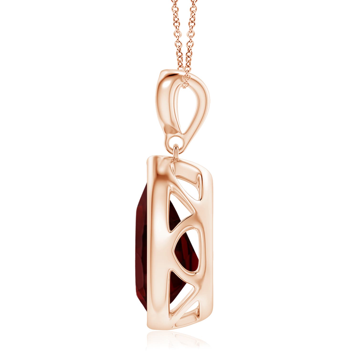 AA - Garnet / 3.52 CT / 14 KT Rose Gold