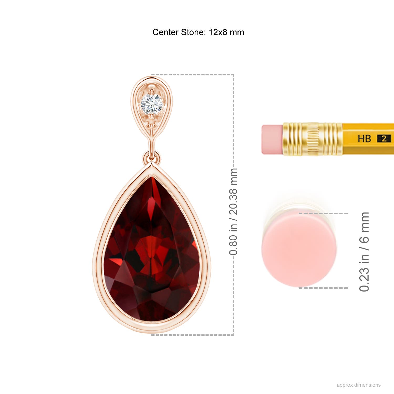 AAA - Garnet / 3.52 CT / 14 KT Rose Gold