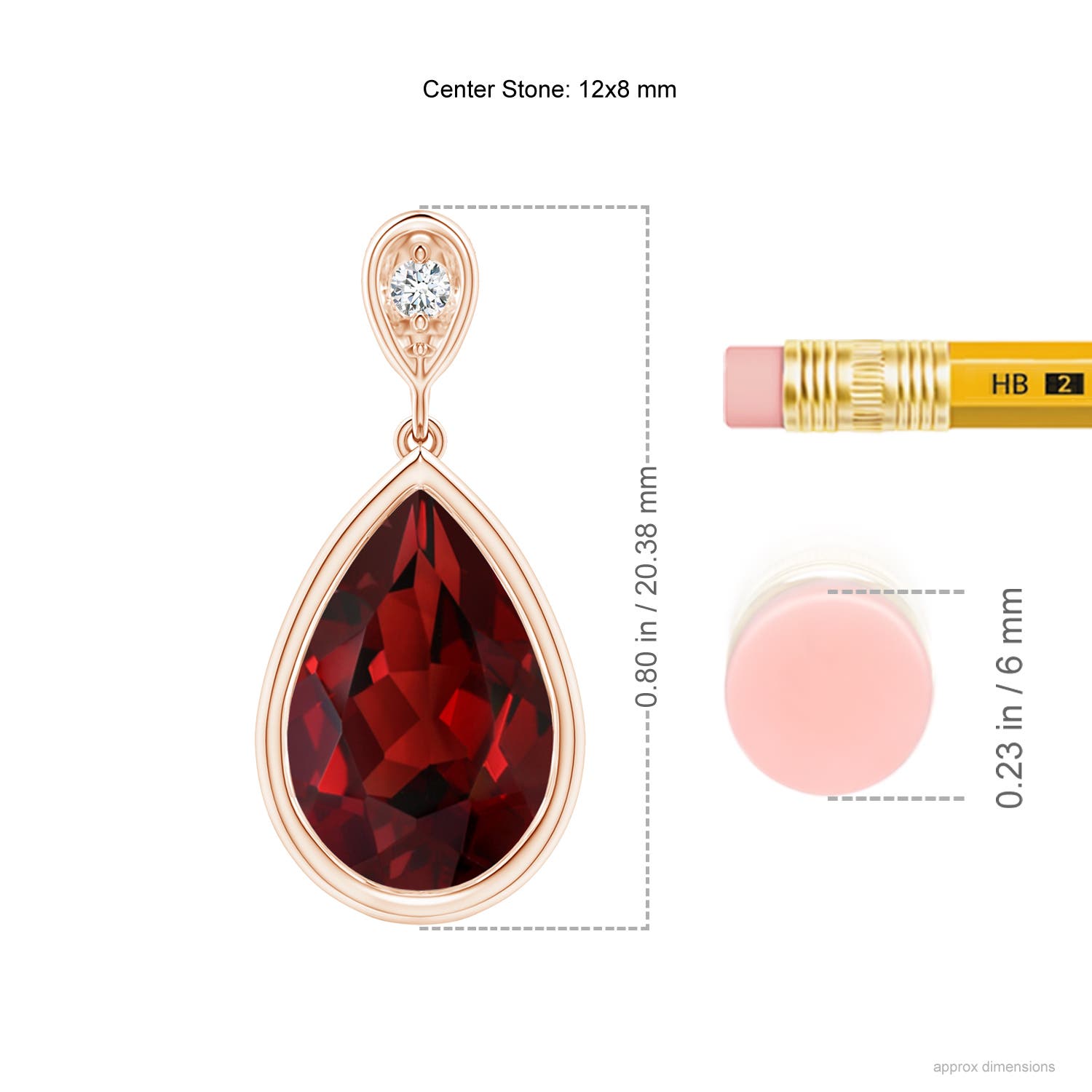 AAAA - Garnet / 3.52 CT / 14 KT Rose Gold