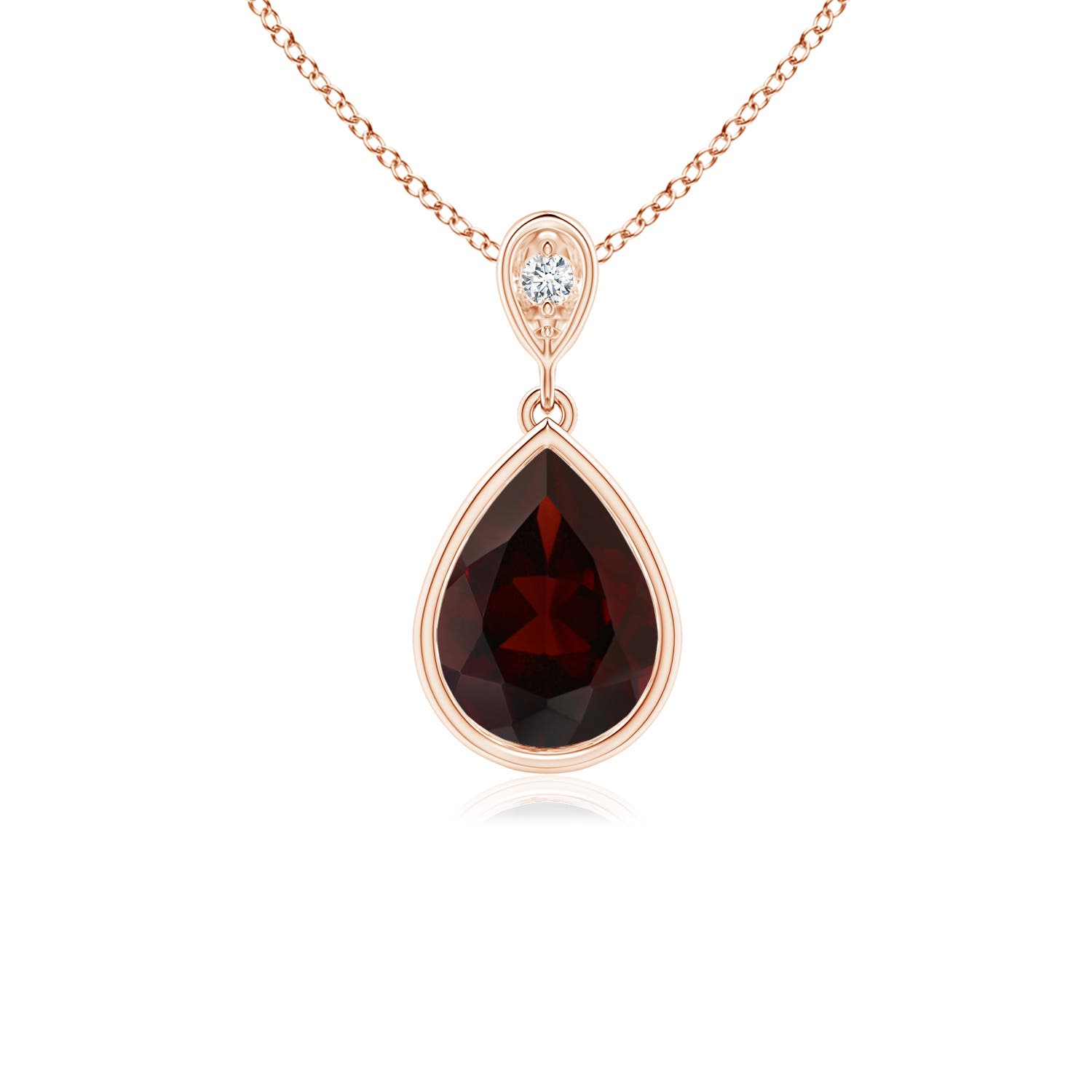 A - Garnet / 1.31 CT / 14 KT Rose Gold