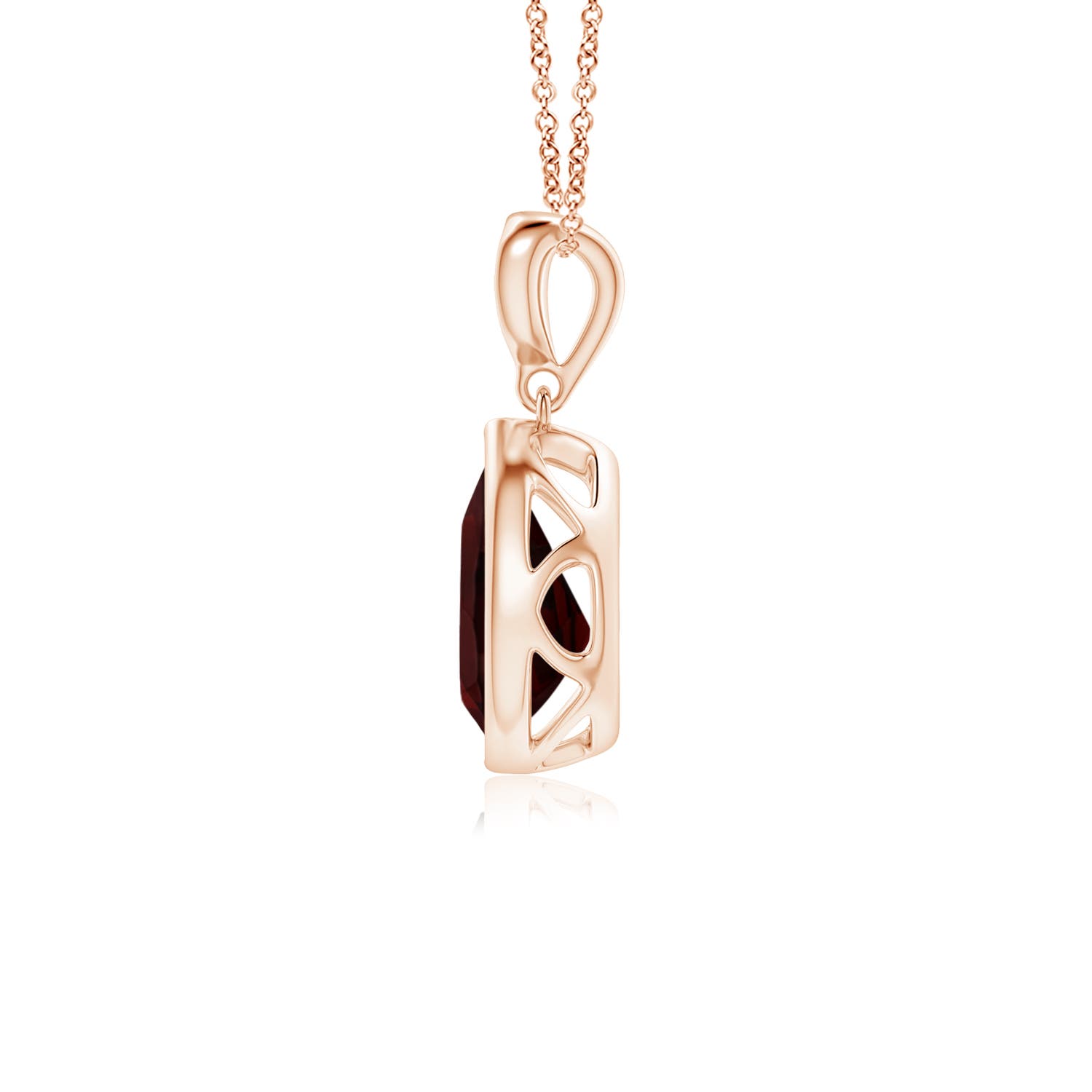 A - Garnet / 1.31 CT / 14 KT Rose Gold