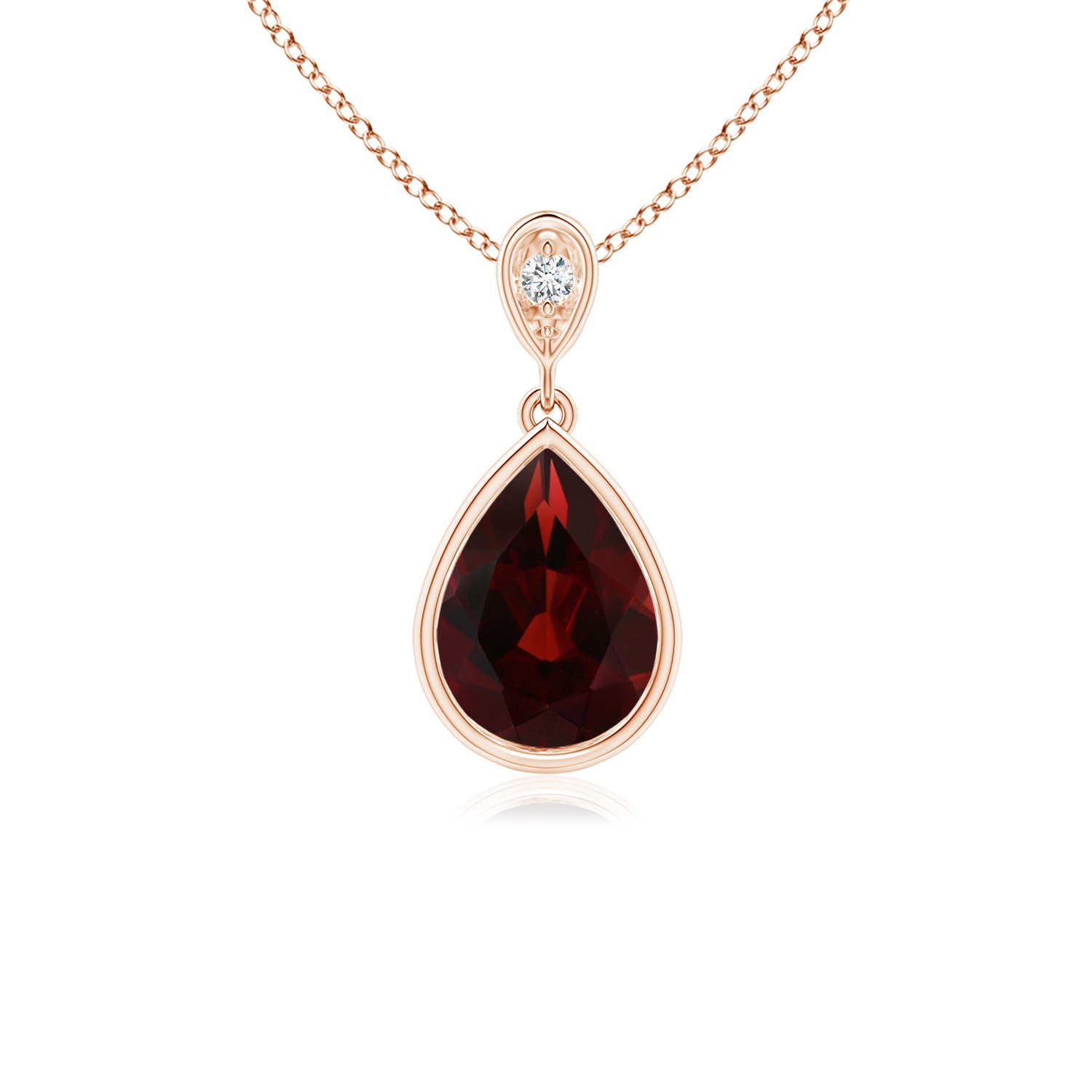 AA - Garnet / 1.31 CT / 14 KT Rose Gold