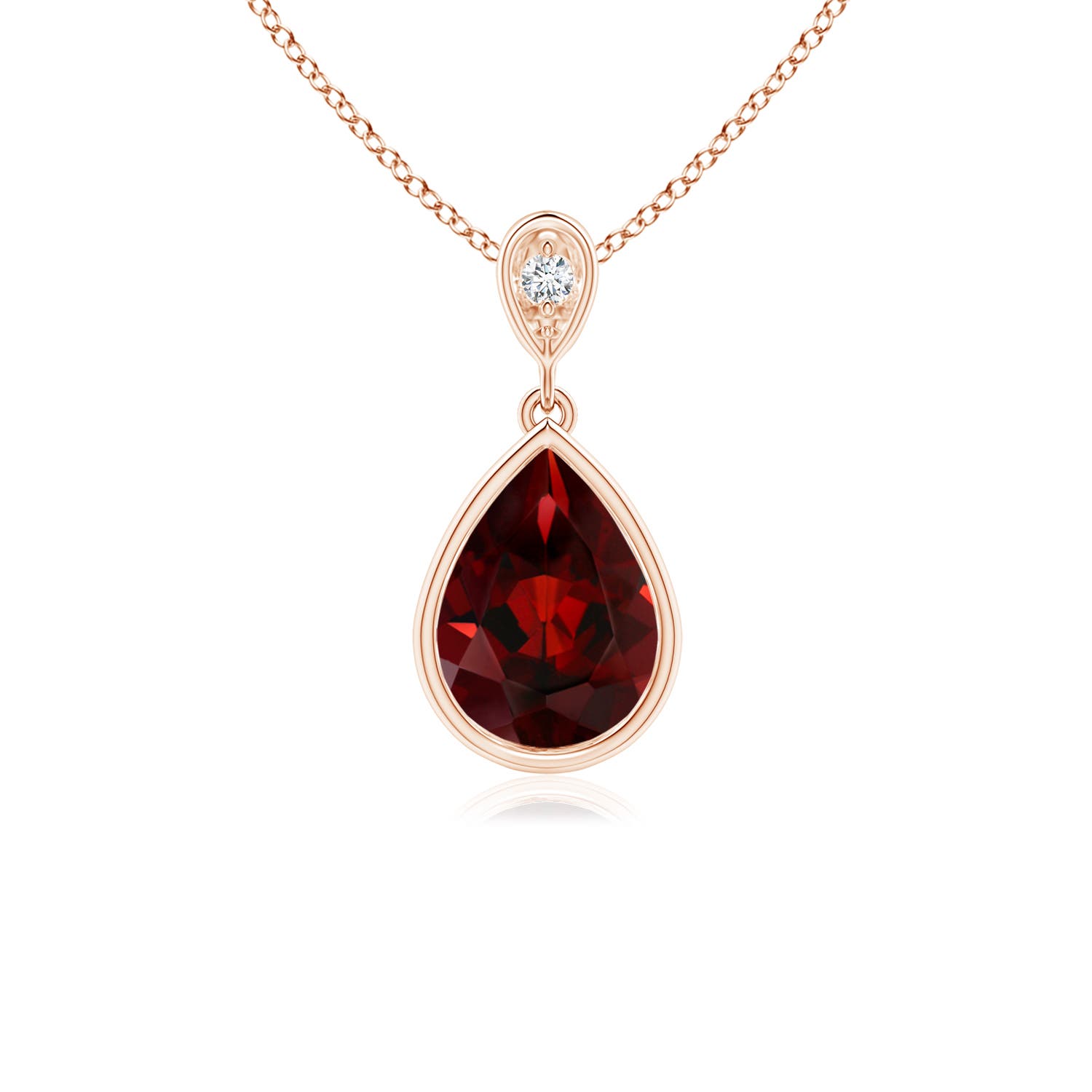 AAA - Garnet / 1.31 CT / 14 KT Rose Gold