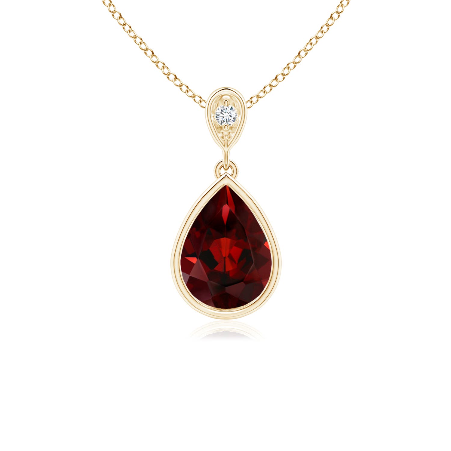 AAA - Garnet / 1.31 CT / 14 KT Yellow Gold