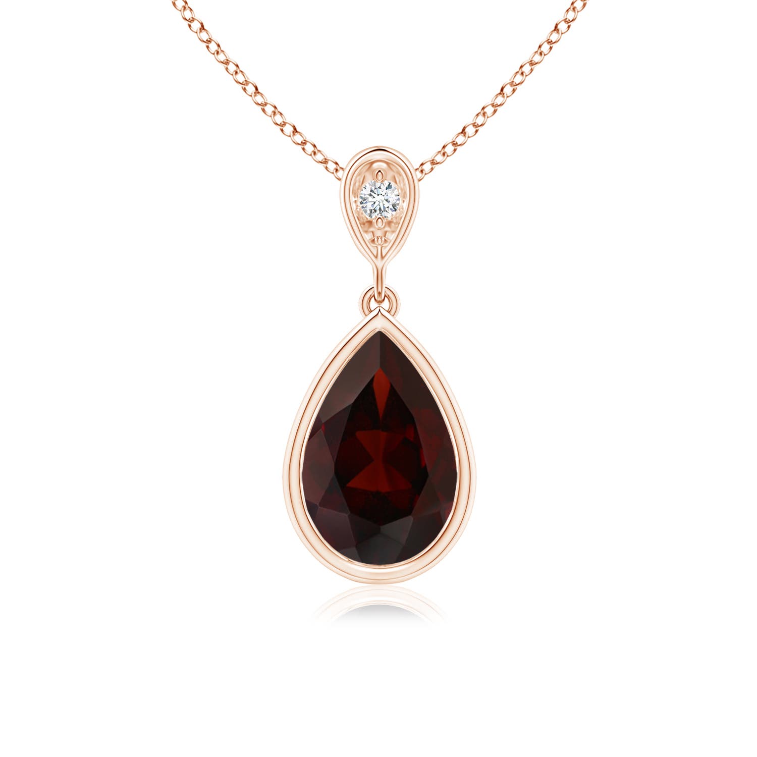 A - Garnet / 1.51 CT / 14 KT Rose Gold