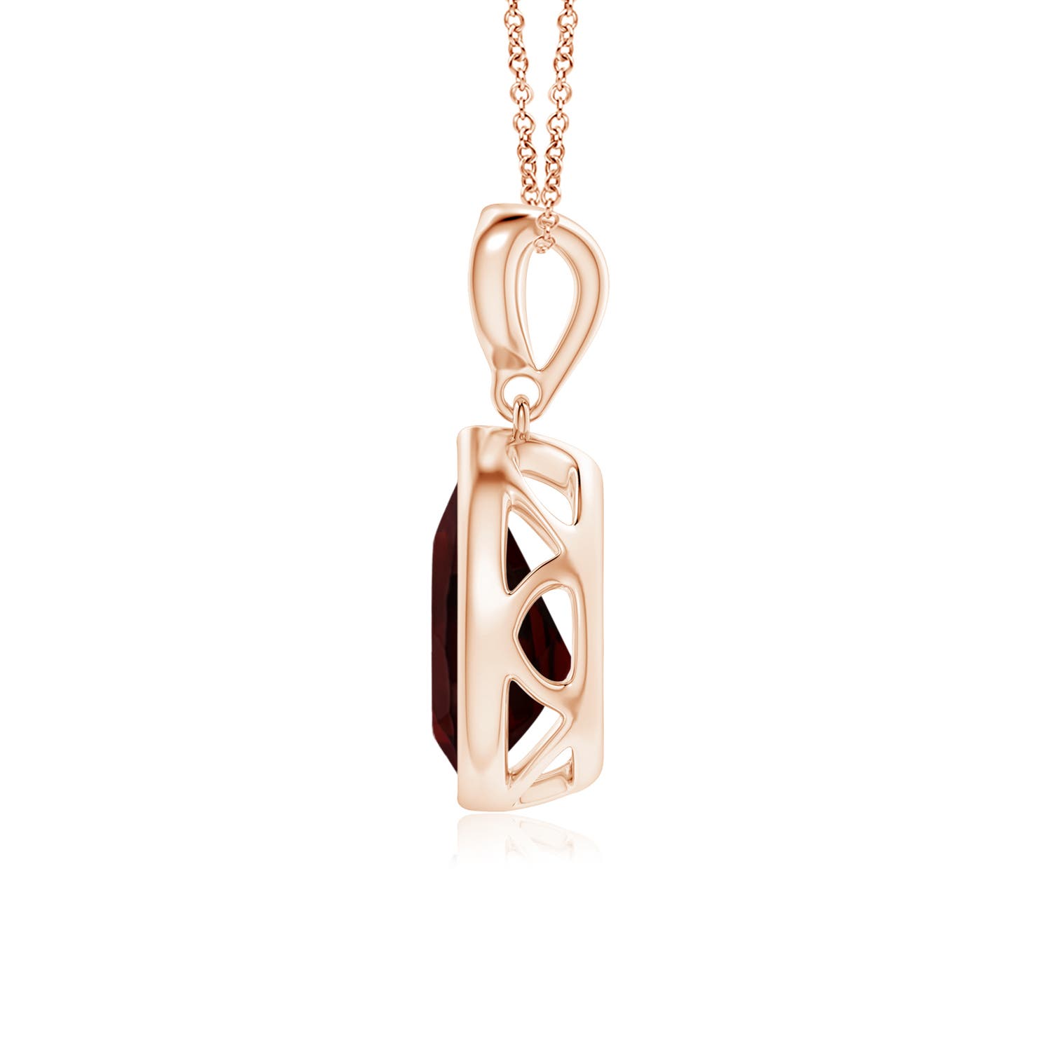 A - Garnet / 1.51 CT / 14 KT Rose Gold