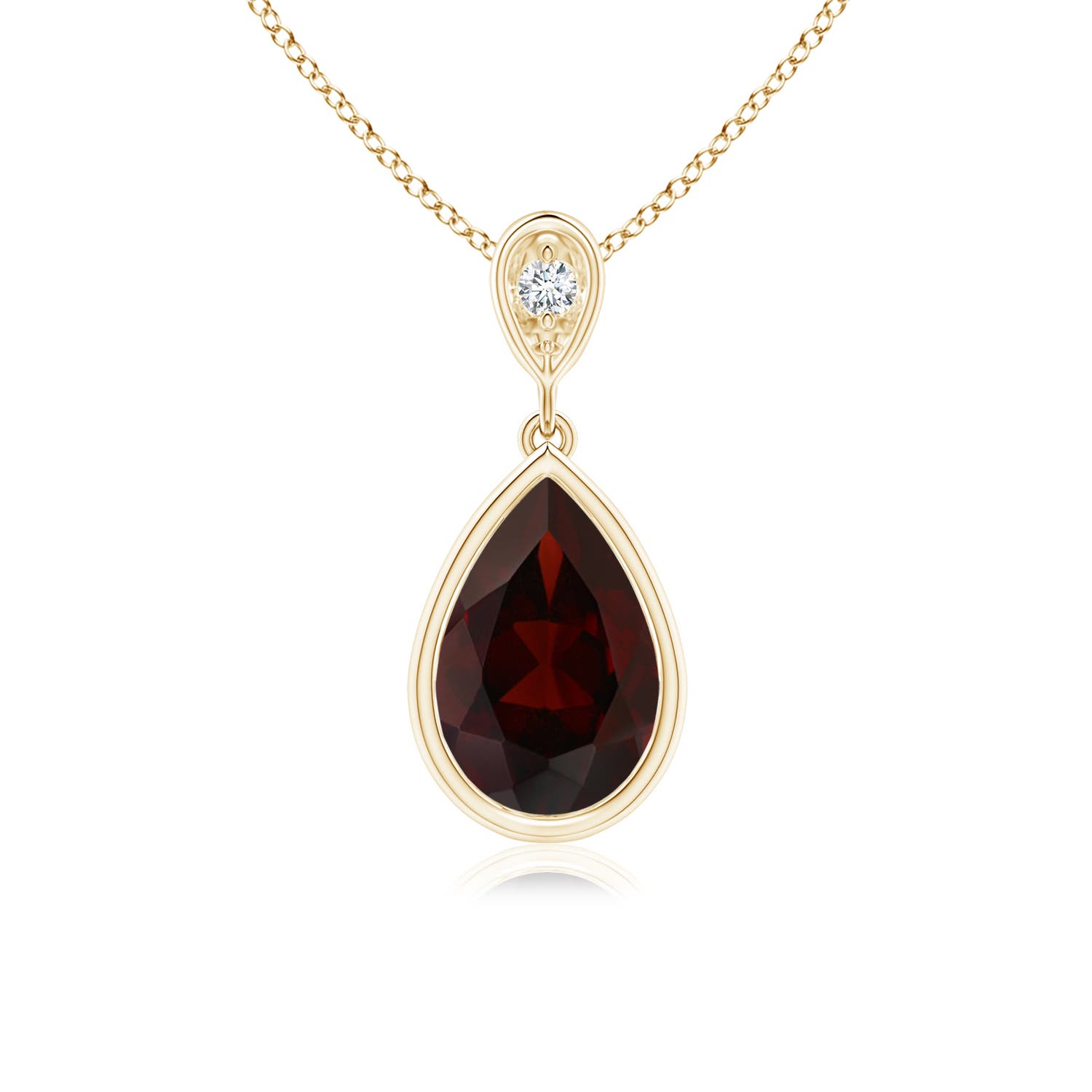 A - Garnet / 1.51 CT / 14 KT Yellow Gold