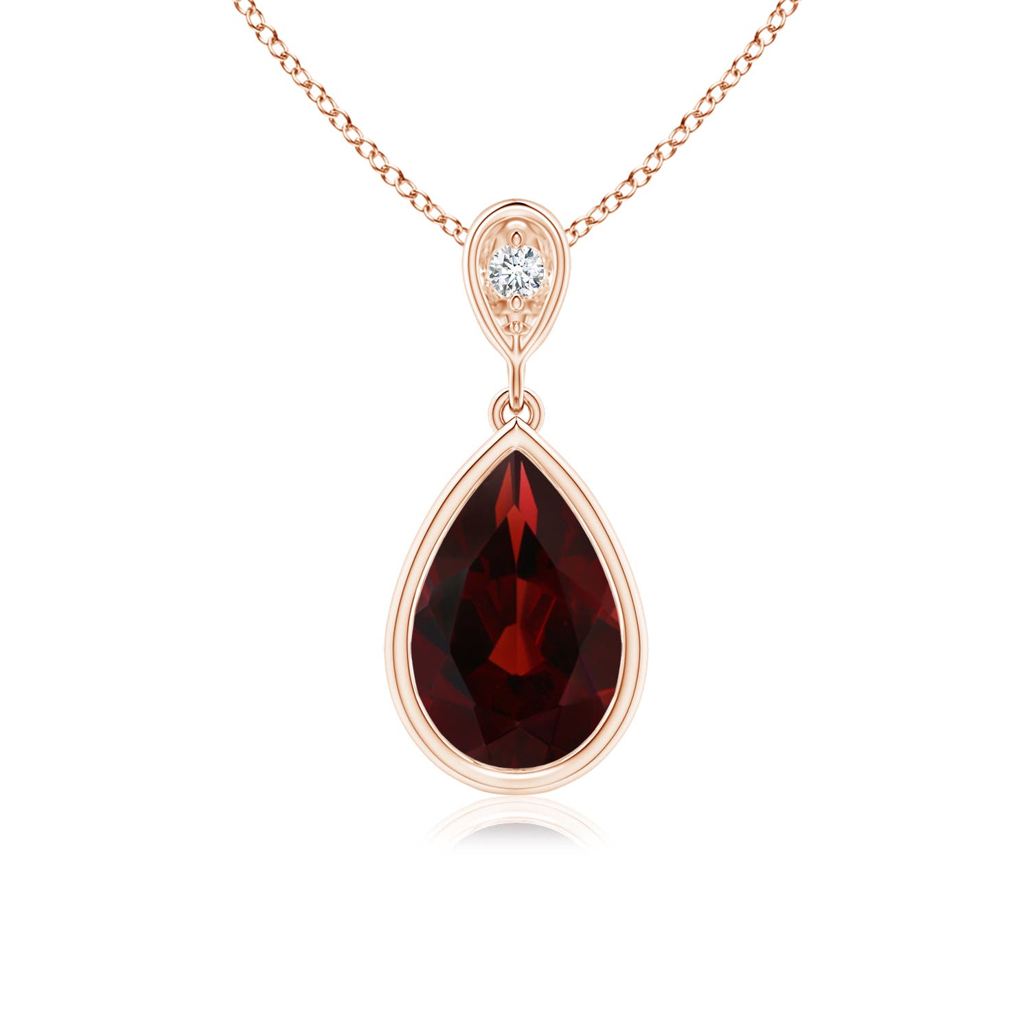 AA - Garnet / 1.51 CT / 14 KT Rose Gold