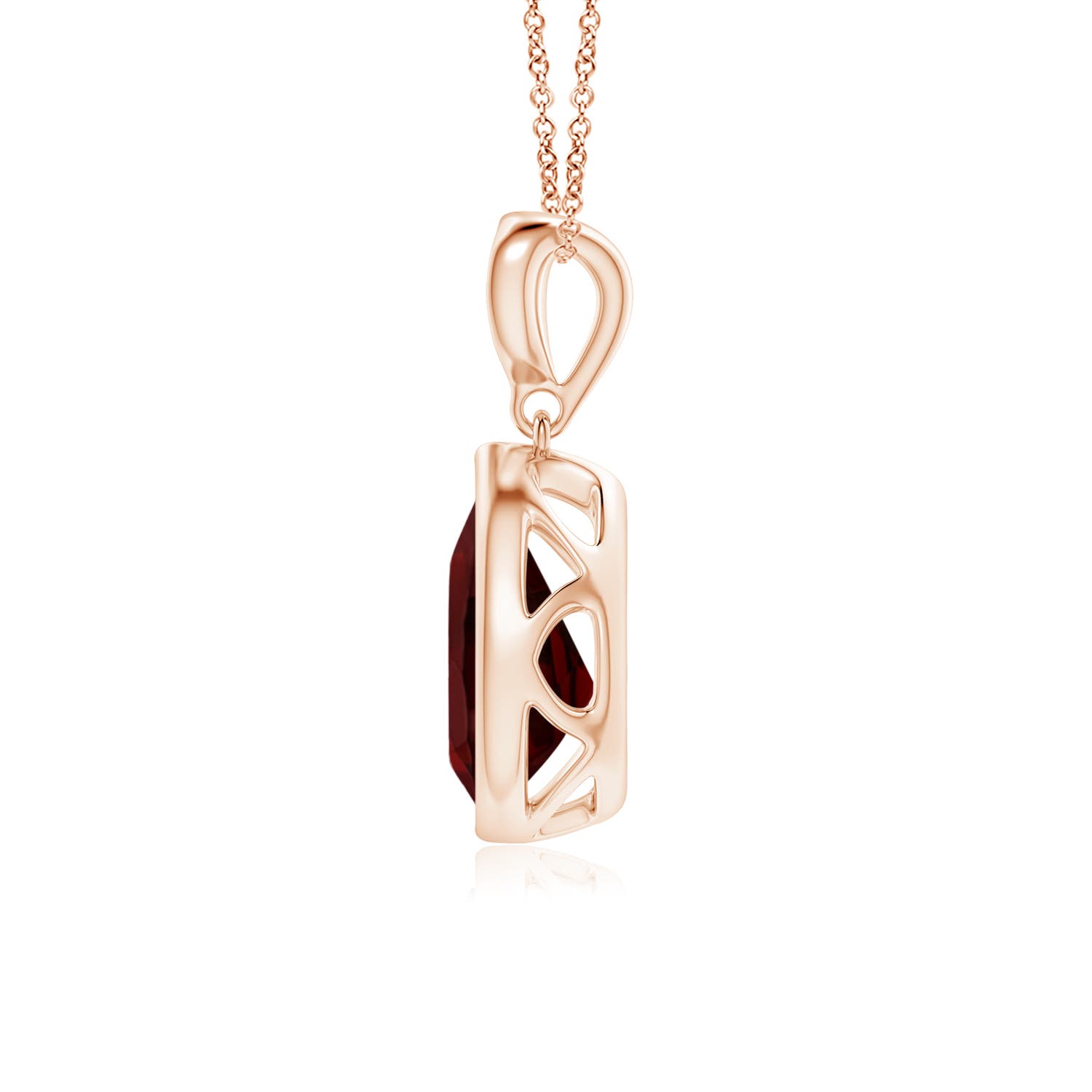 AA - Garnet / 1.51 CT / 14 KT Rose Gold