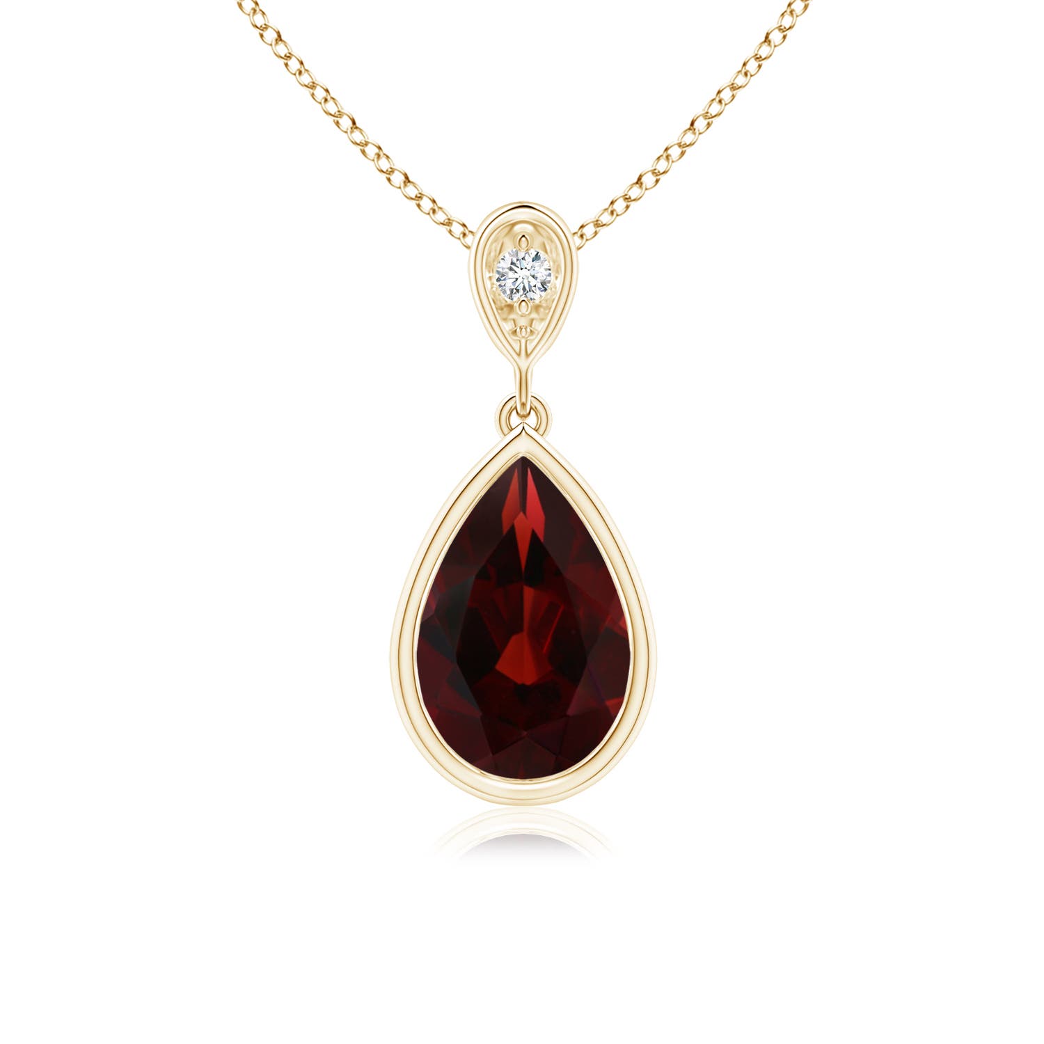 AA - Garnet / 1.51 CT / 14 KT Yellow Gold