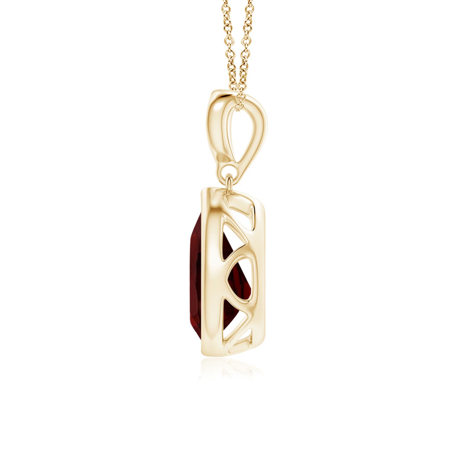 AA - Garnet / 1.51 CT / 14 KT Yellow Gold