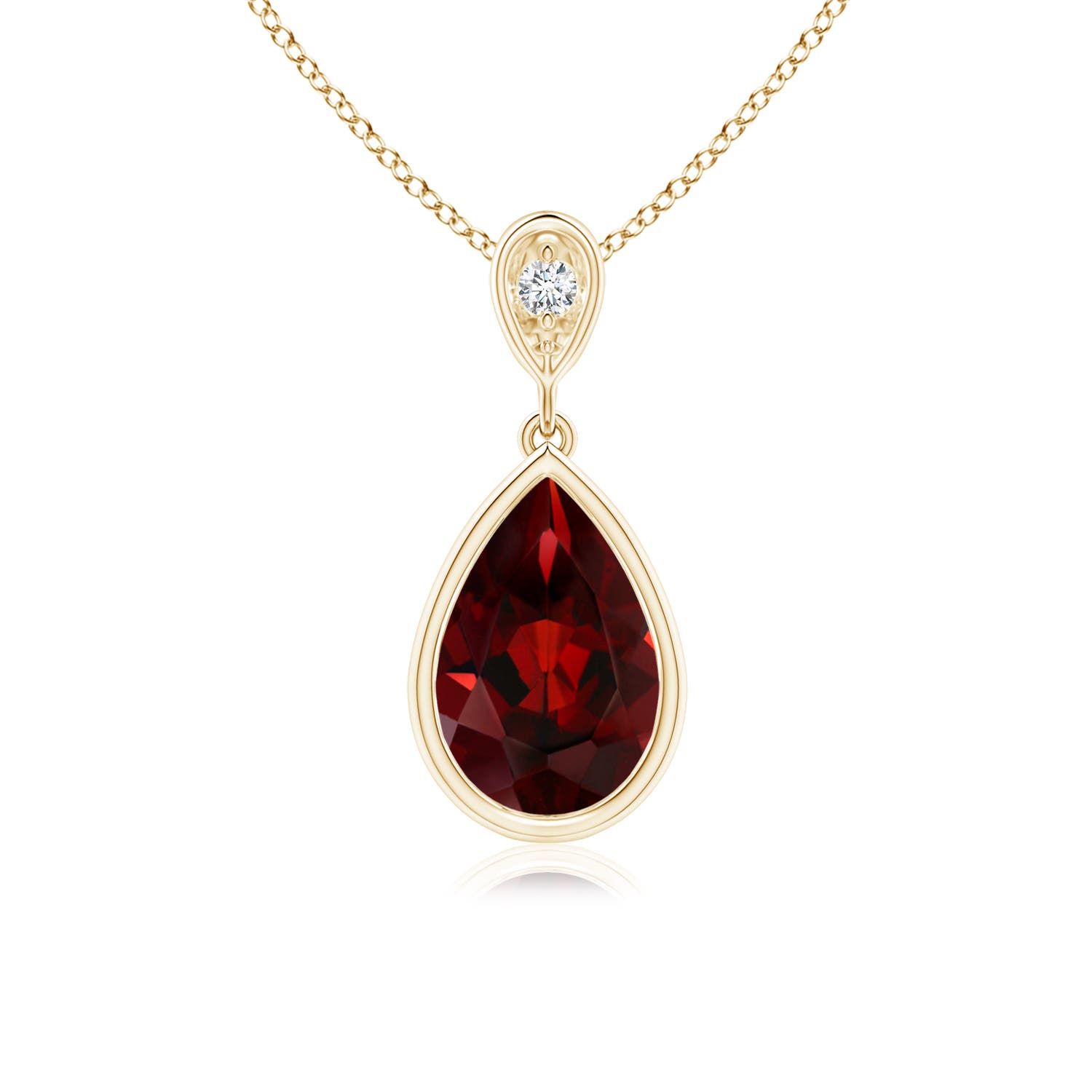 AAA - Garnet / 1.51 CT / 14 KT Yellow Gold