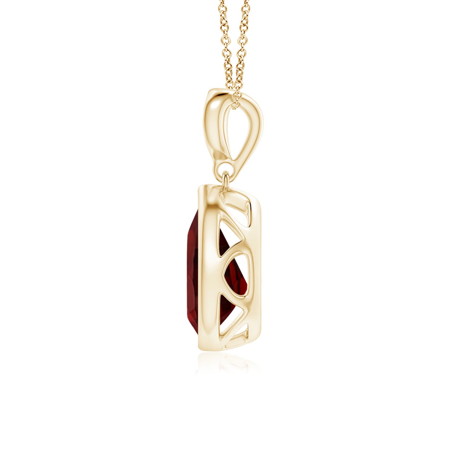 AAA - Garnet / 1.51 CT / 14 KT Yellow Gold