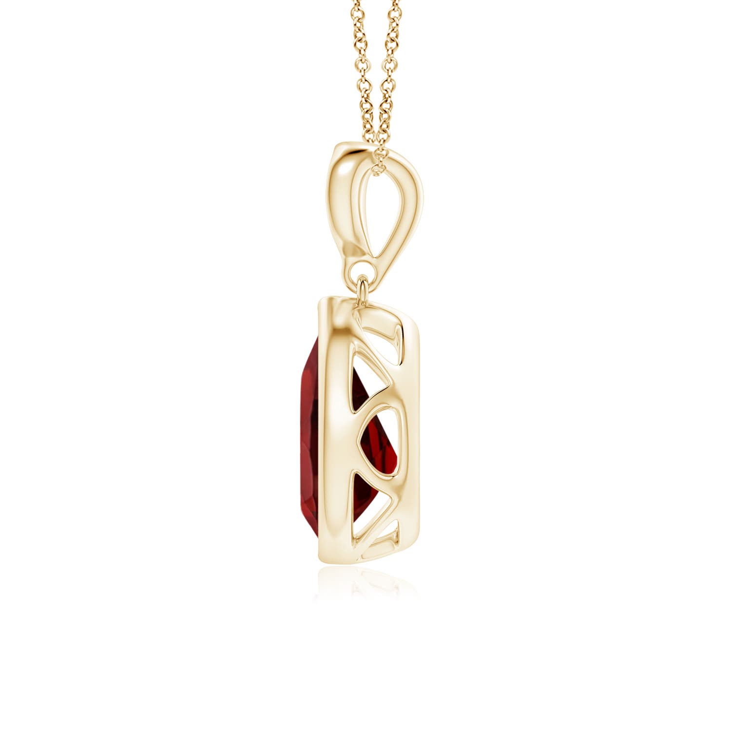 AAAA - Garnet / 1.51 CT / 14 KT Yellow Gold