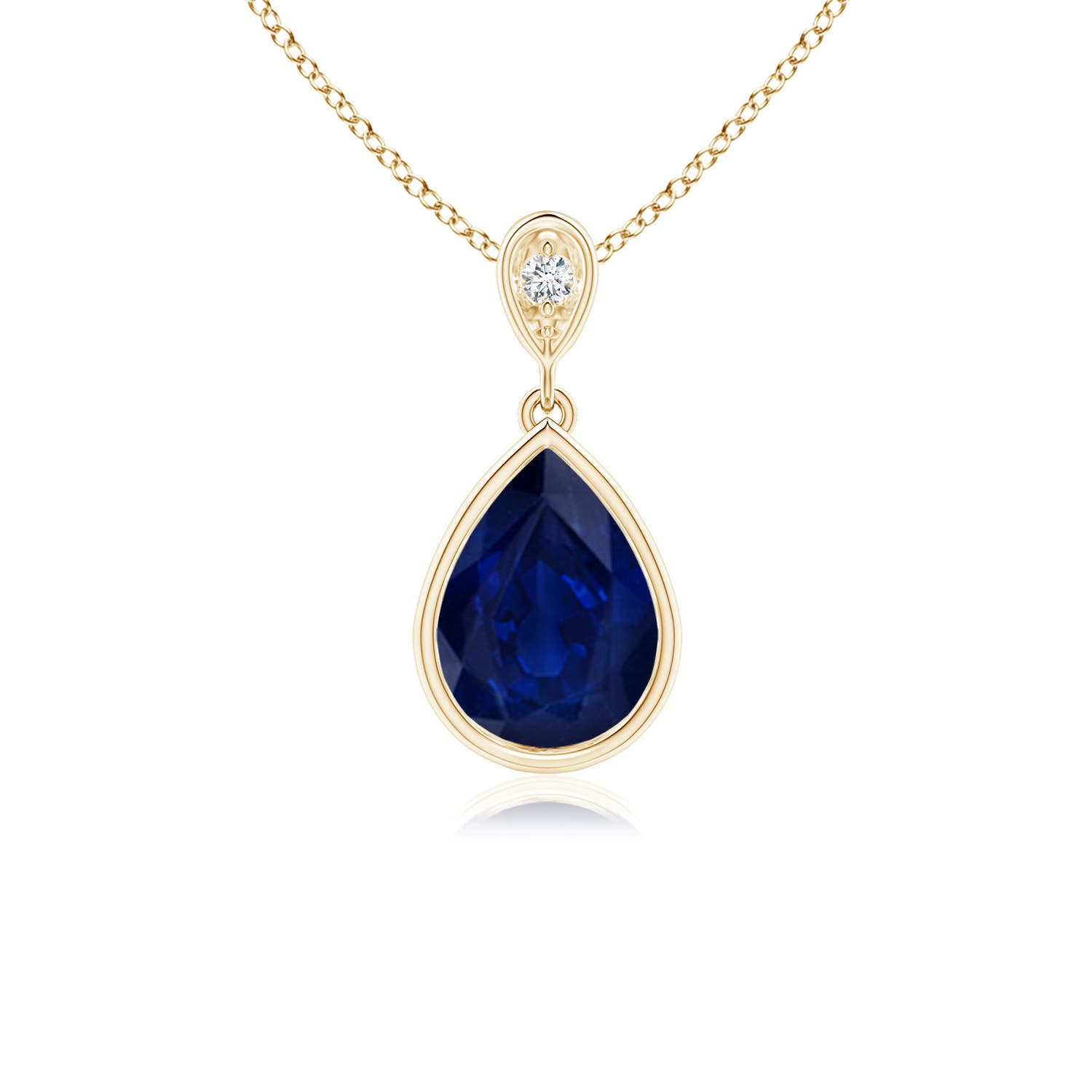 AA - Blue Sapphire / 1.16 CT / 14 KT Yellow Gold