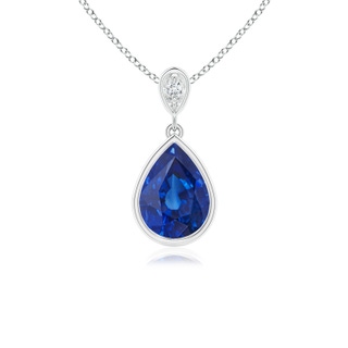 Pear AAA Blue Sapphire