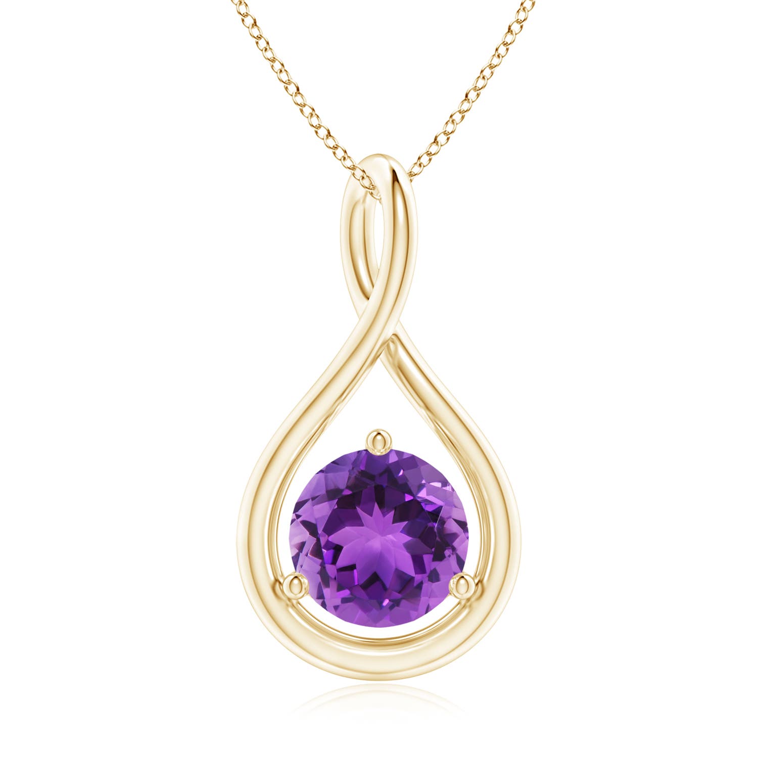 AAA - Amethyst / 1.15 CT / 14 KT Yellow Gold