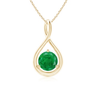 Round AA Emerald
