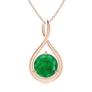 Round AA Emerald