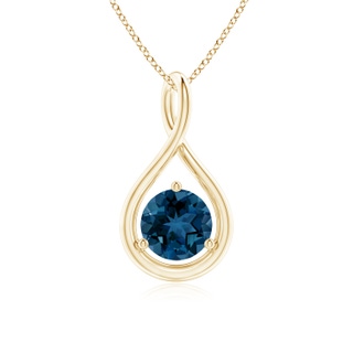 Round AAA London Blue Topaz