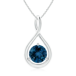 Round AAA London Blue Topaz