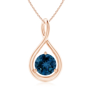 Round AAA London Blue Topaz